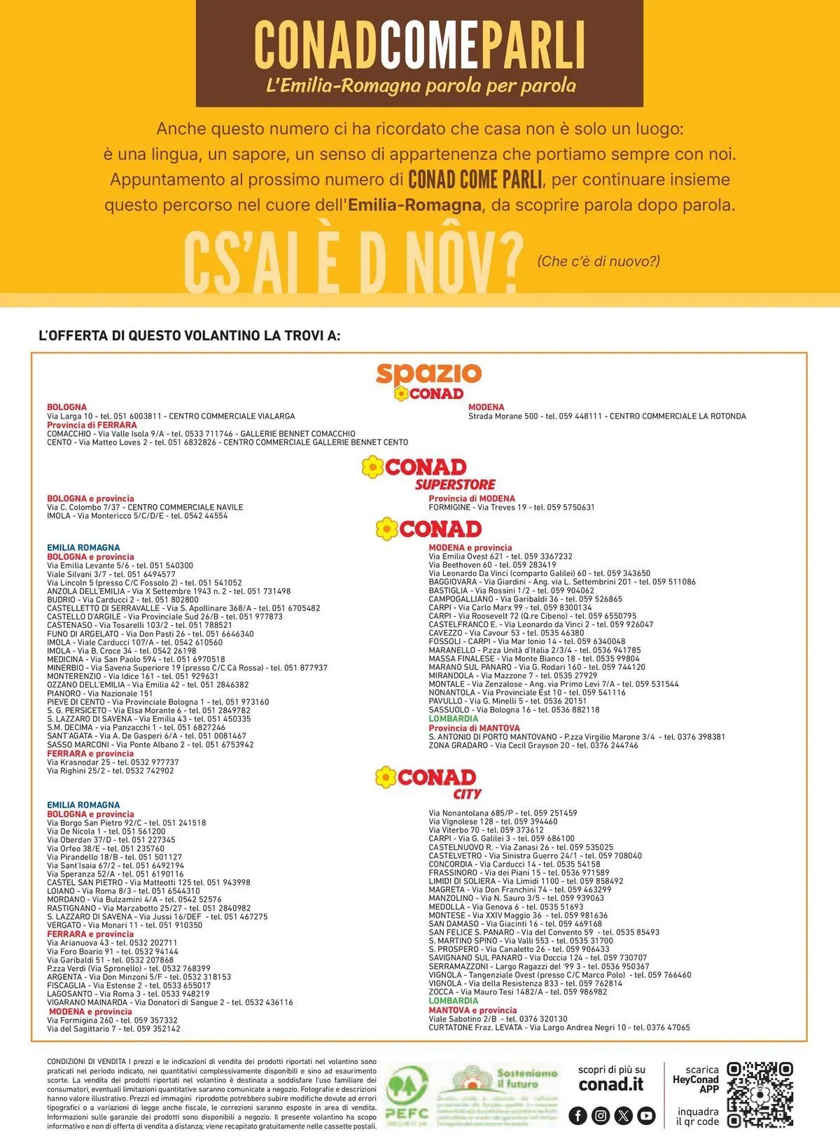 Spazio Conad - Localismo