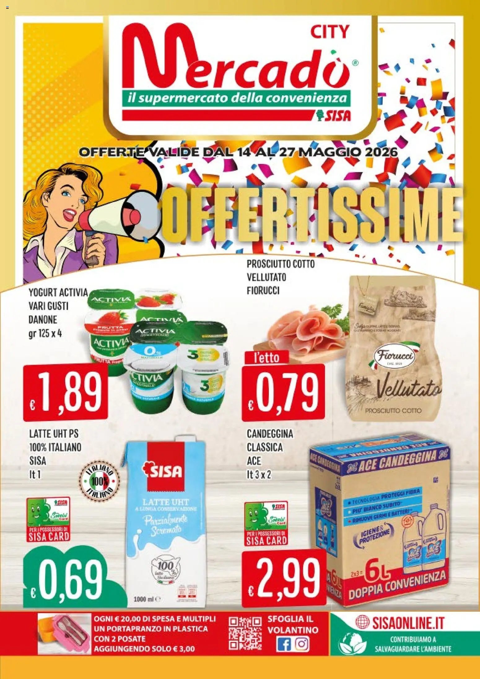 SISA volantino Mercadò City (2026-05-14 - 2026-05-27)