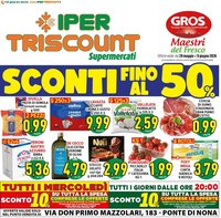 Ipertriscount volantino Ponte di Nona