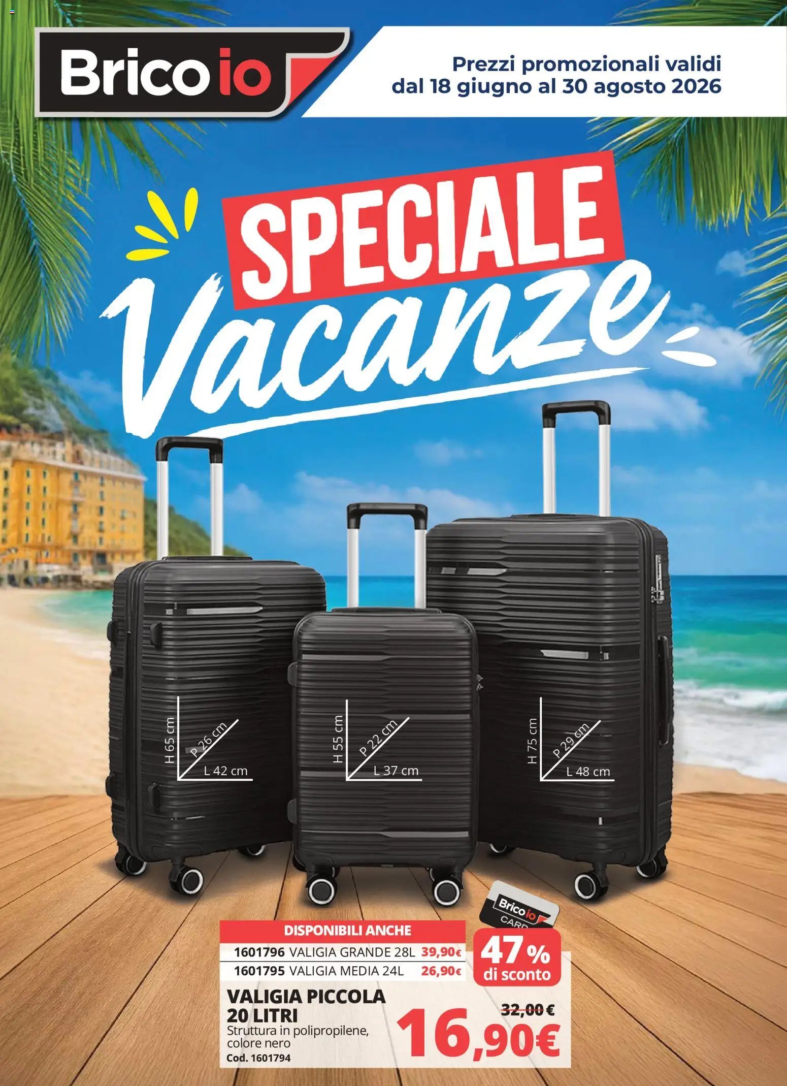 Brico io volantino Vacanze