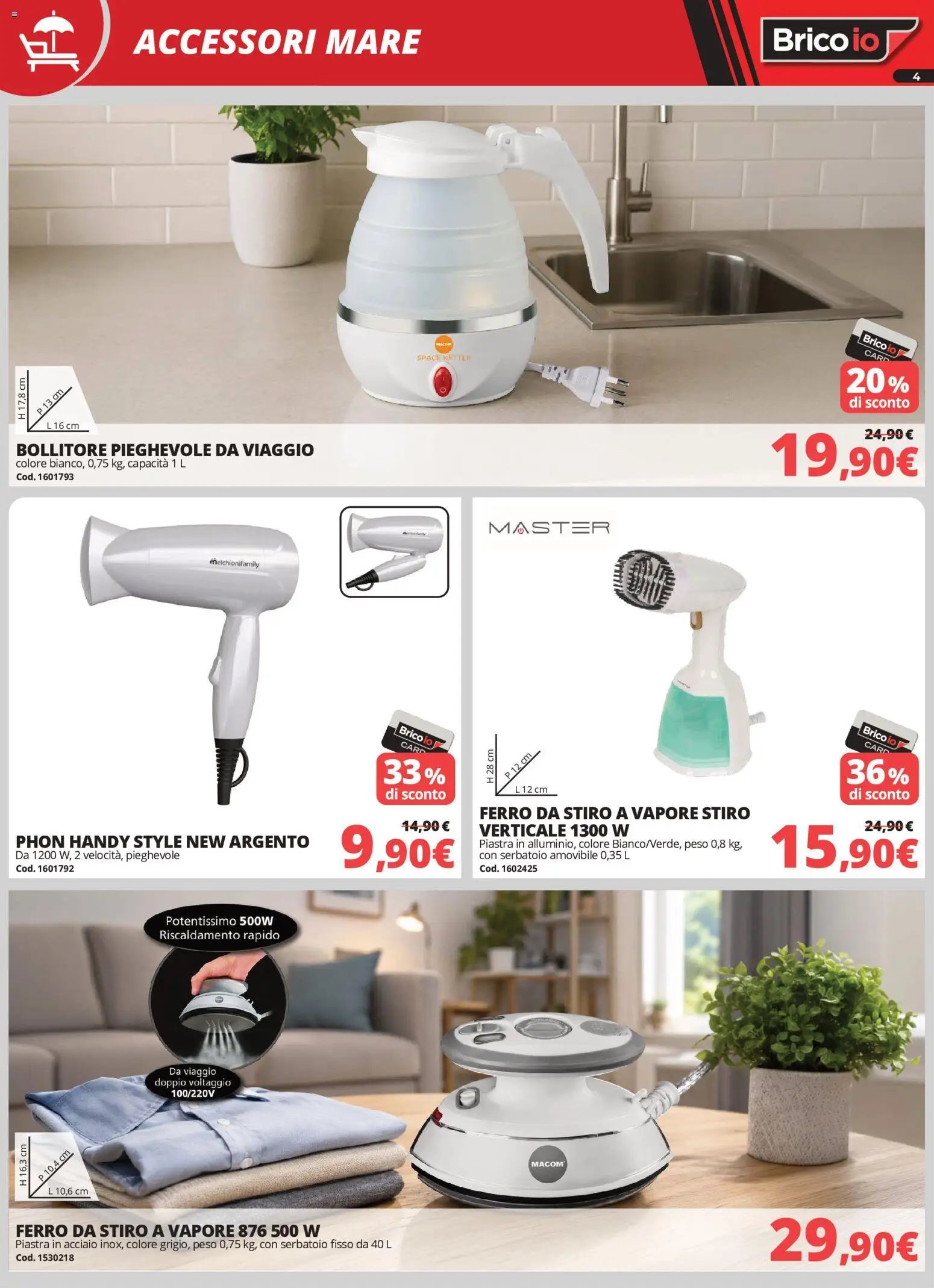 Brico io volantino Vacanze