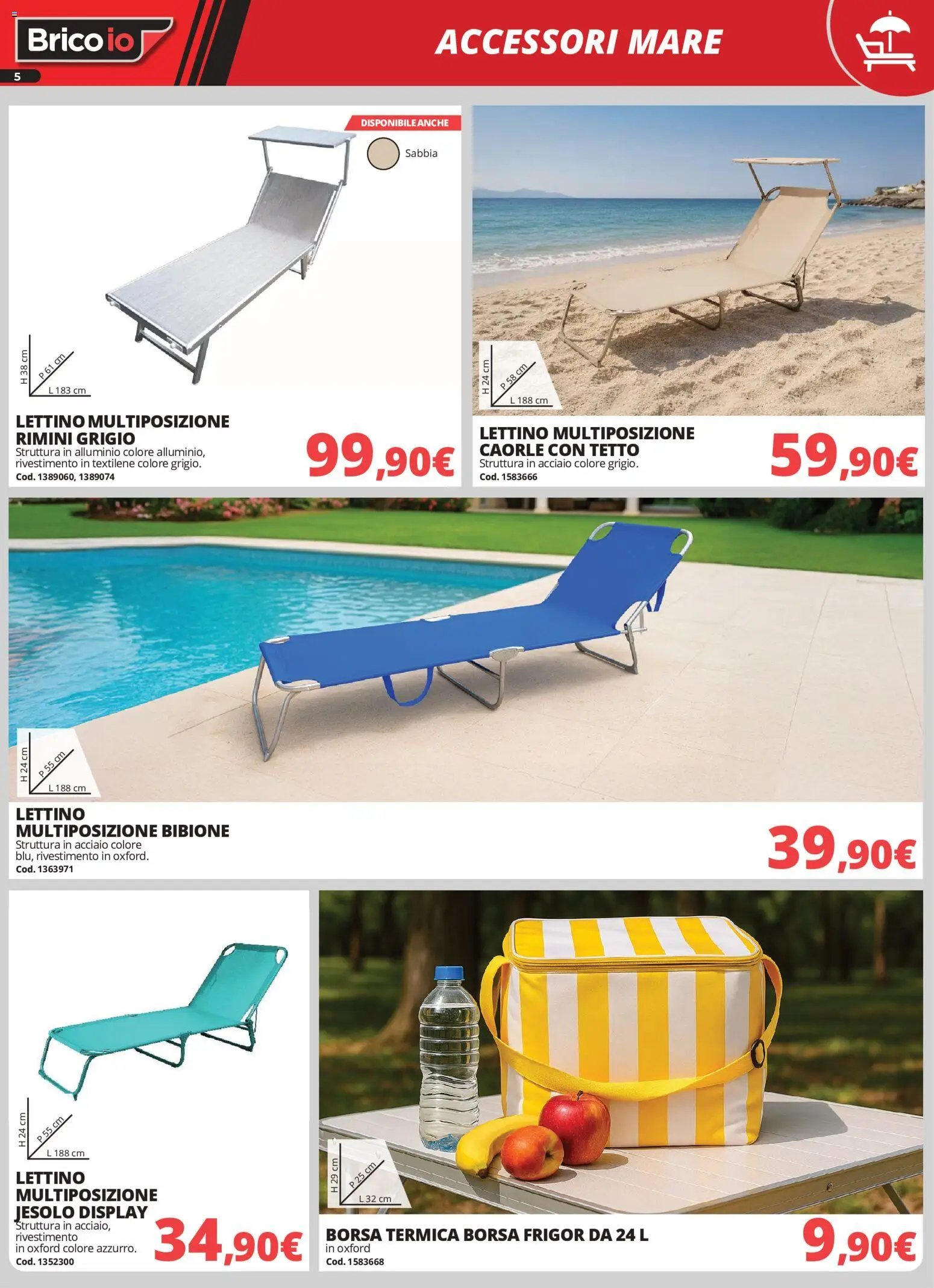 Brico io volantino Vacanze
