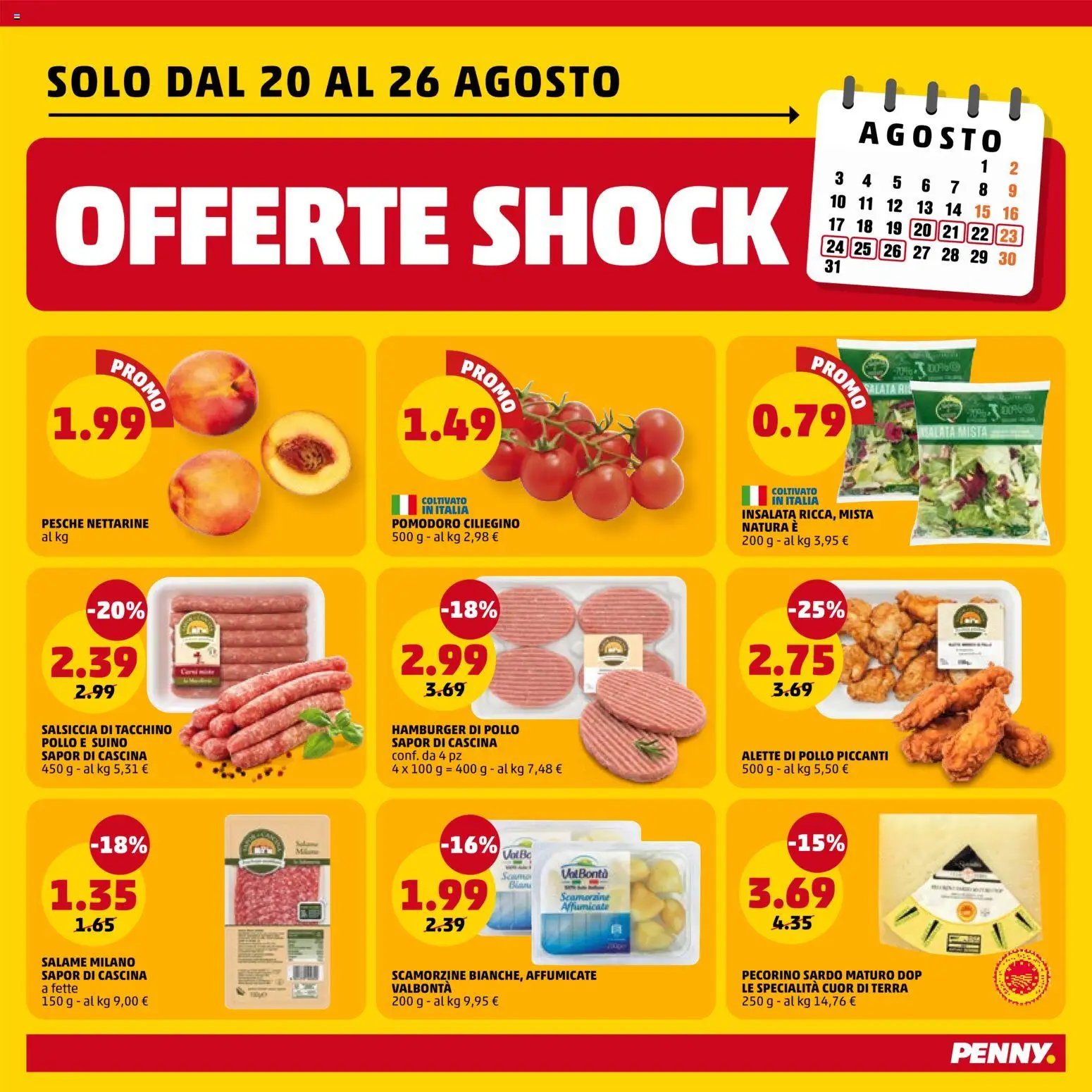 PENNY volantino Offerte Shock