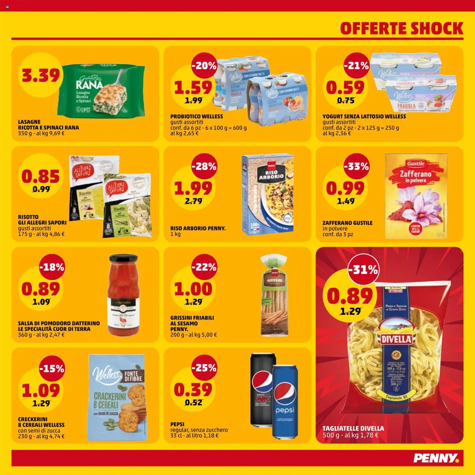 PENNY volantino Offerte Shock