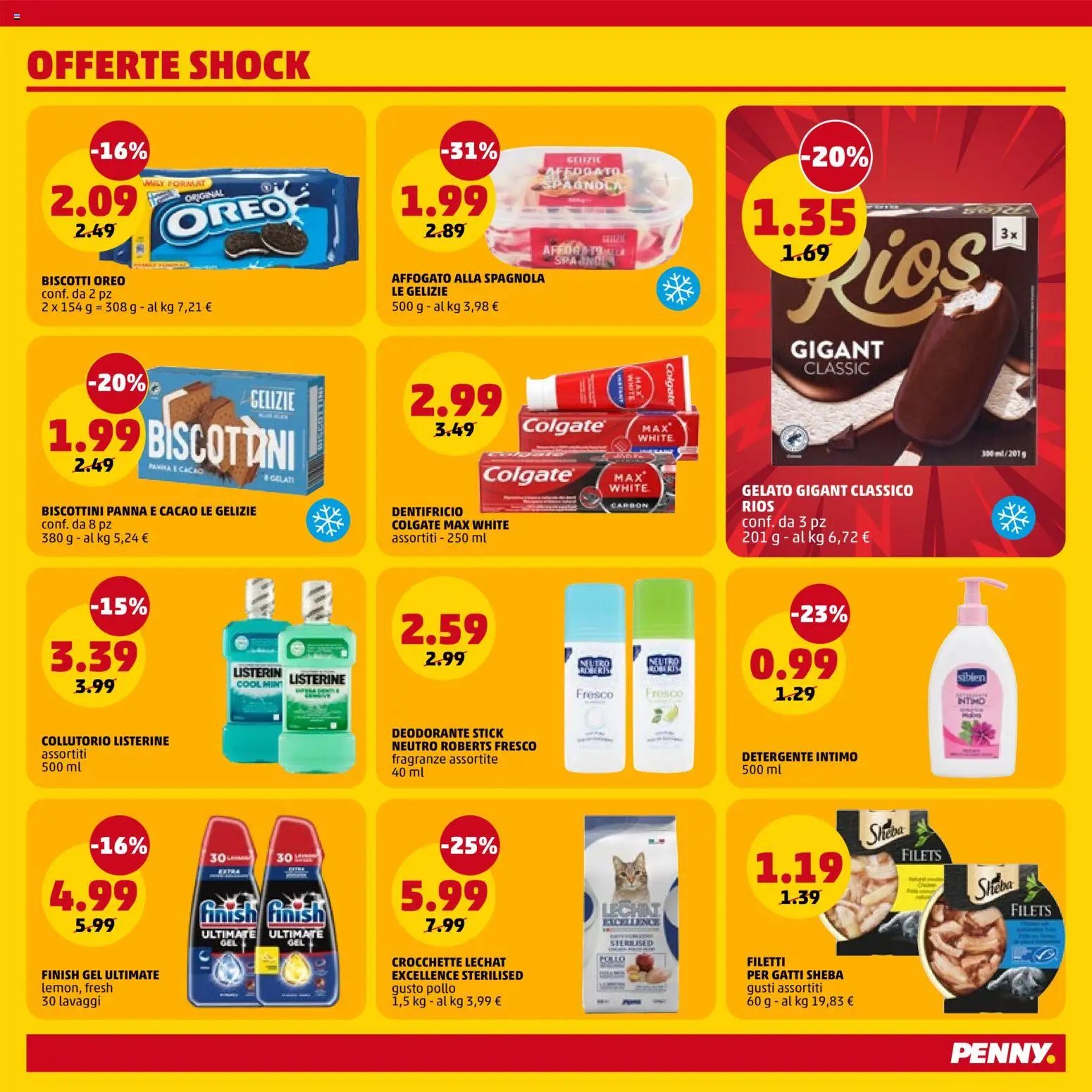 PENNY volantino Offerte Shock