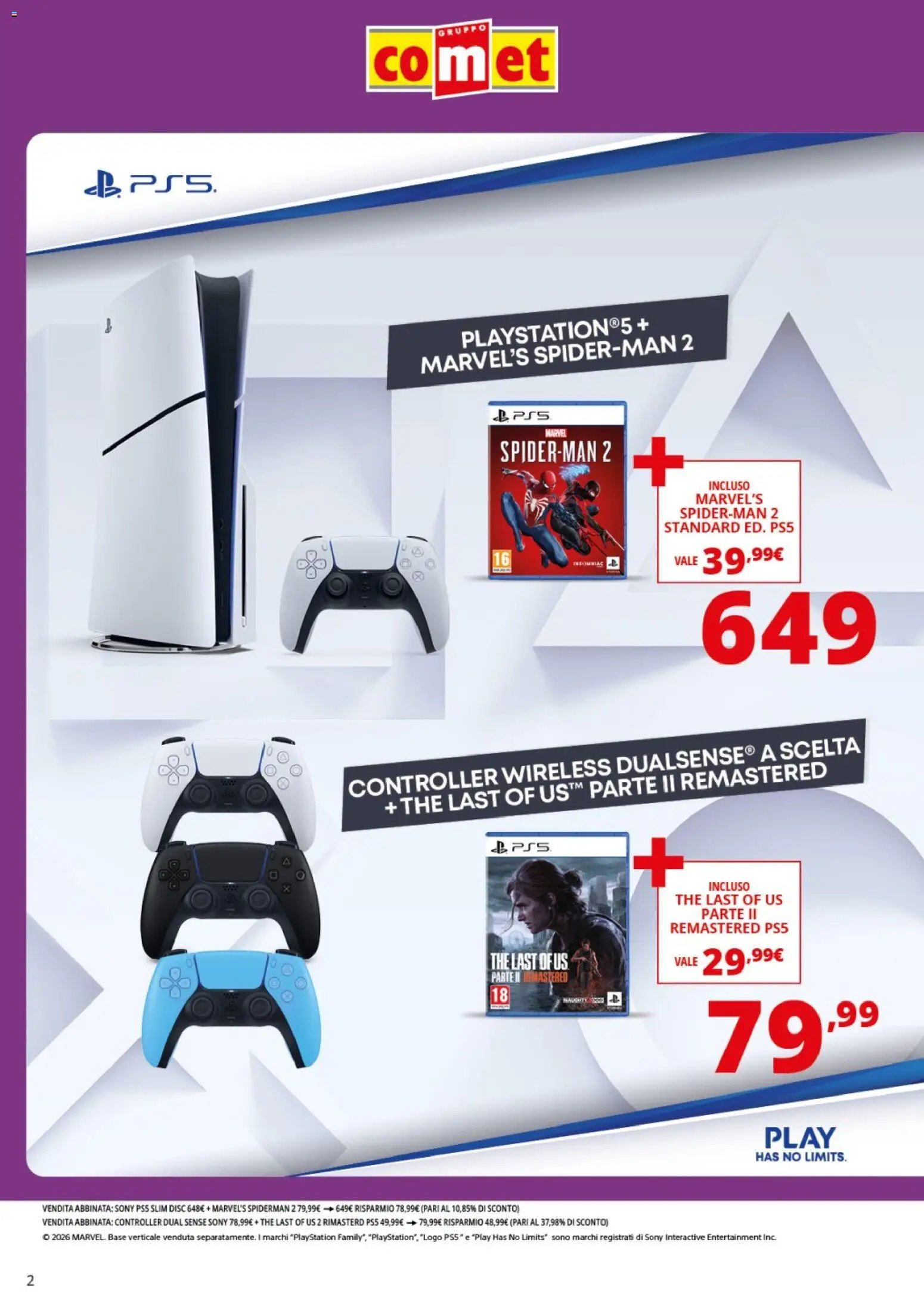 Comet volantino Games e Console