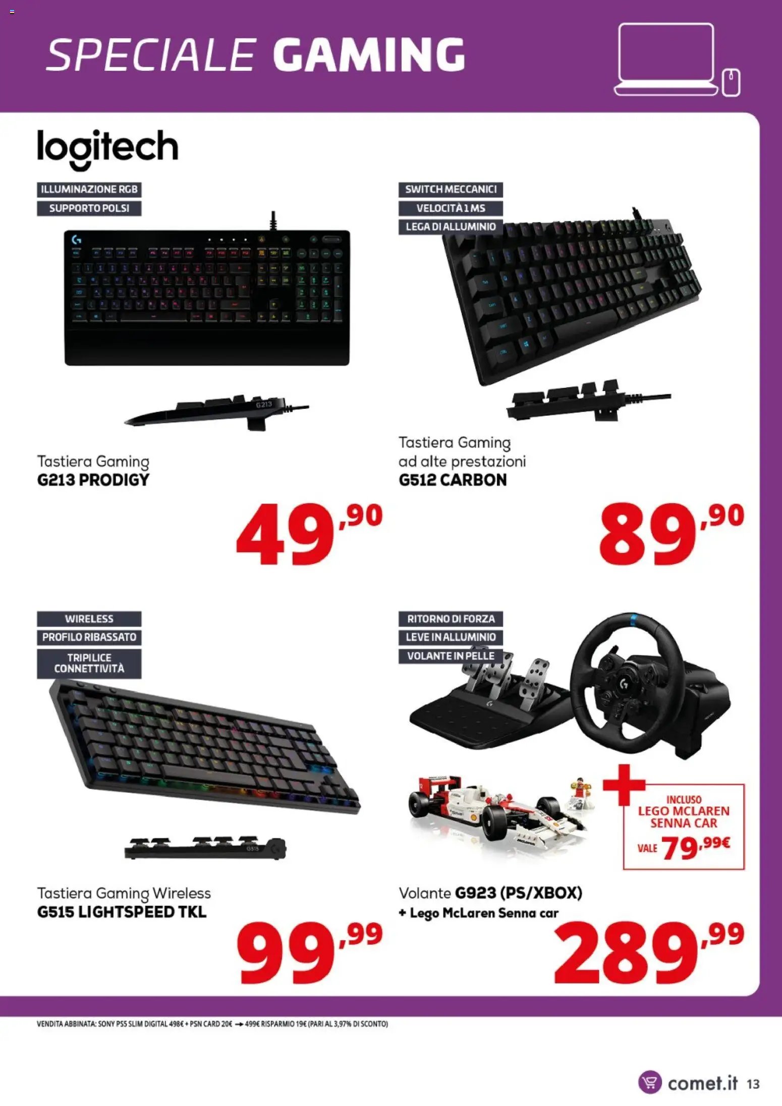 Comet volantino Games e Console