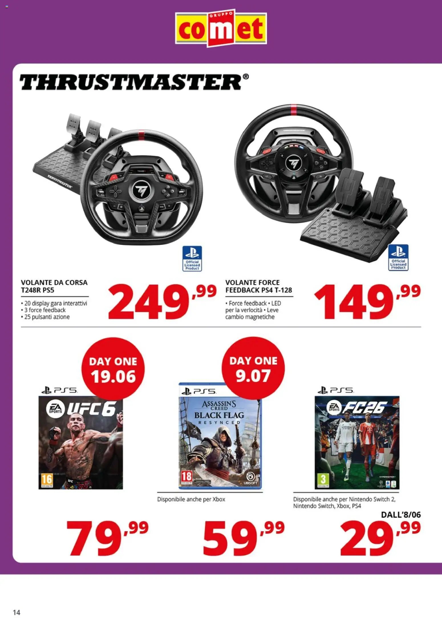 Comet volantino Games e Console