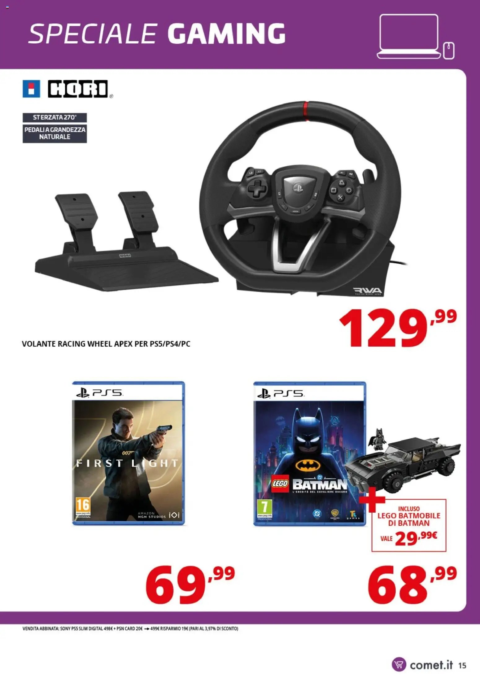 Comet volantino Games e Console