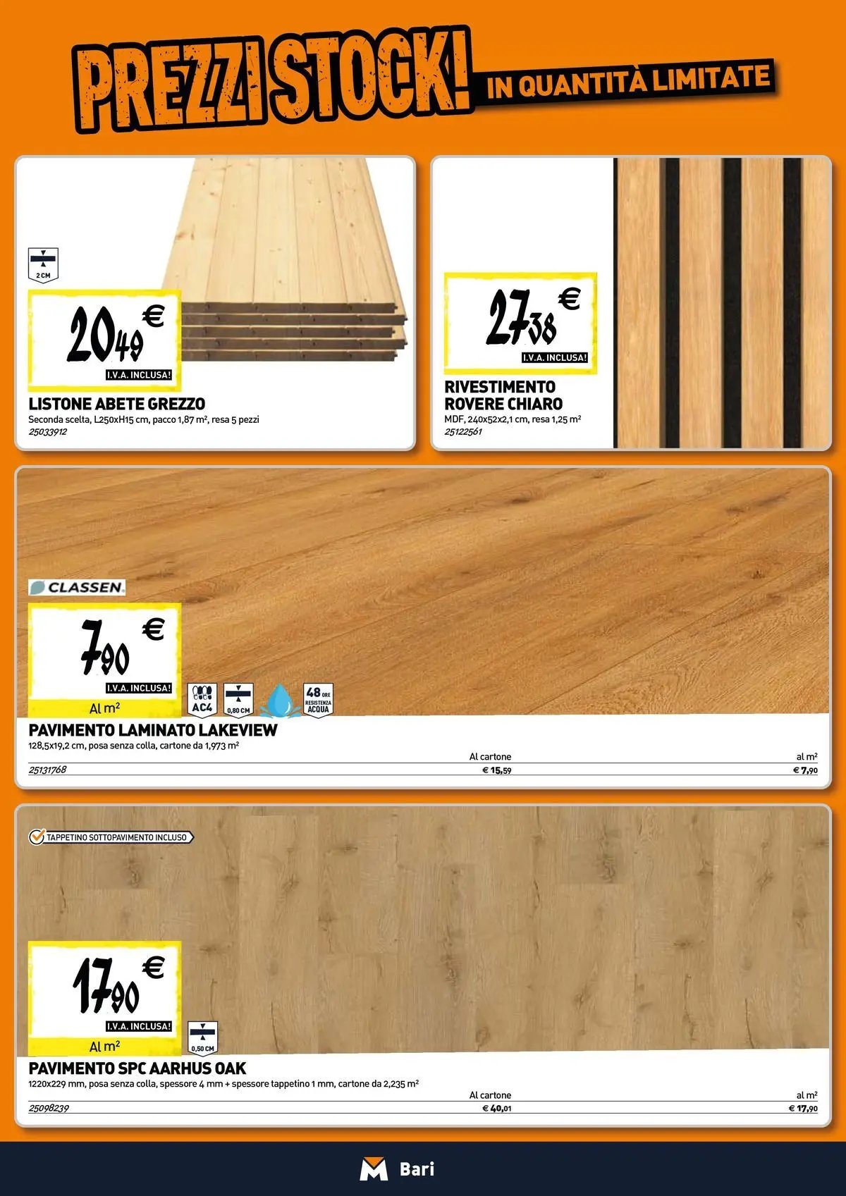 TECNOMAT - Straordinari prezzi stock!