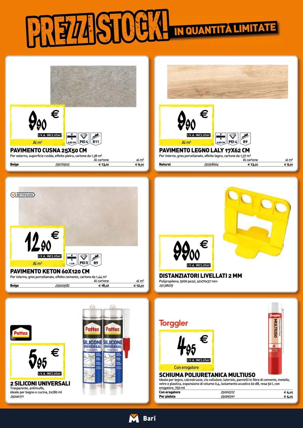 TECNOMAT - Straordinari prezzi stock!