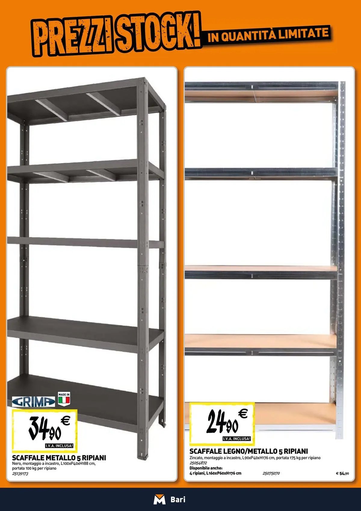 TECNOMAT - Straordinari prezzi stock!