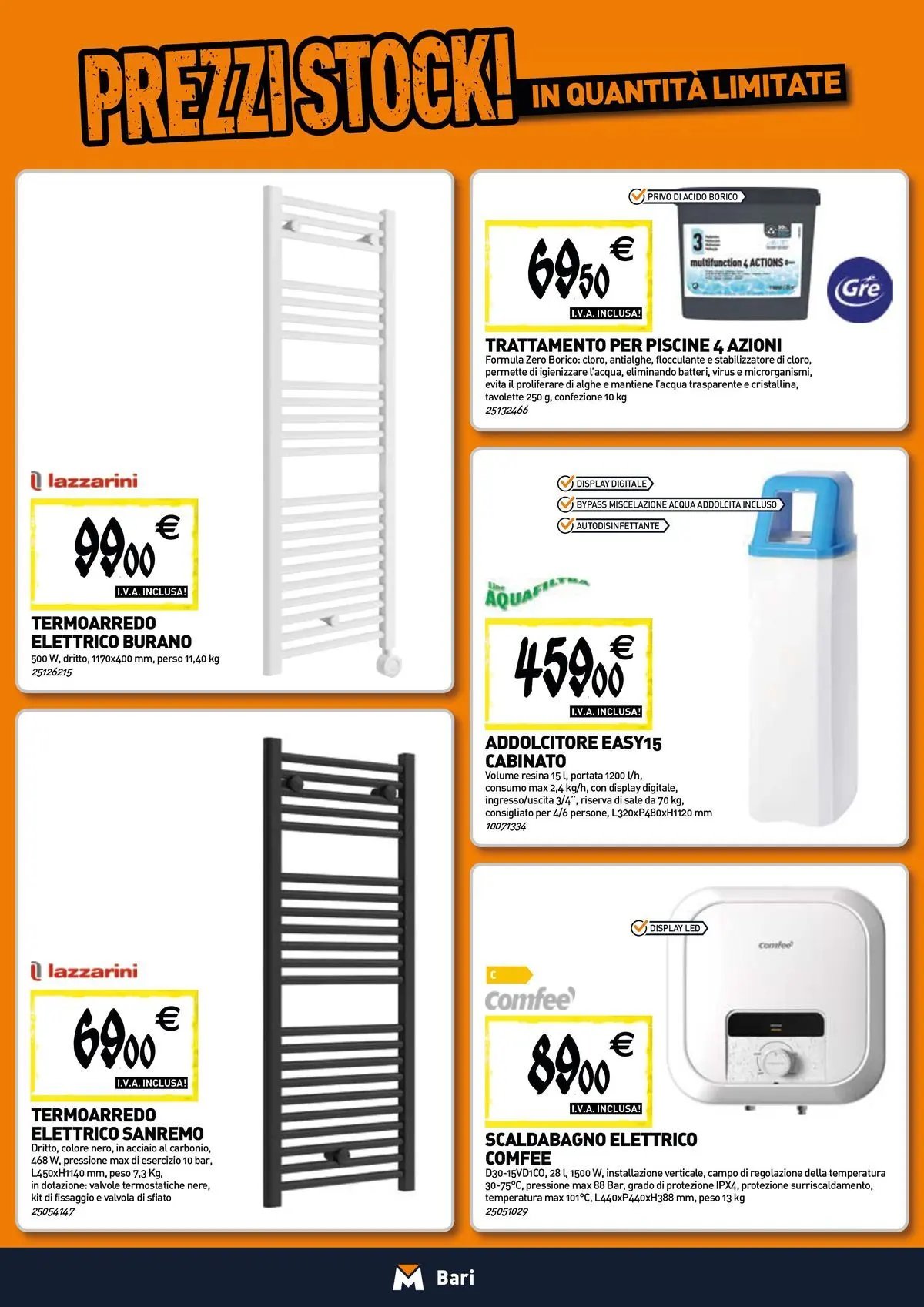 TECNOMAT - Straordinari prezzi stock!