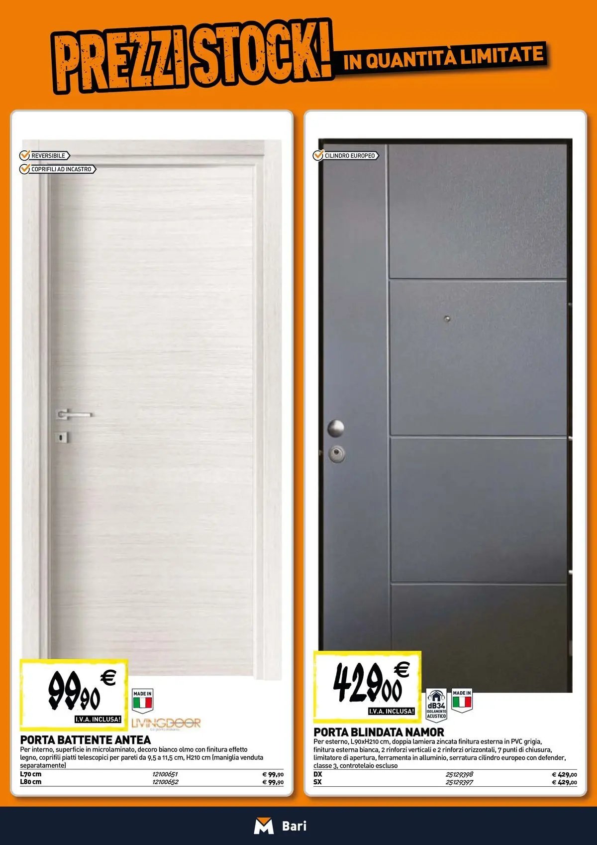TECNOMAT - Straordinari prezzi stock!