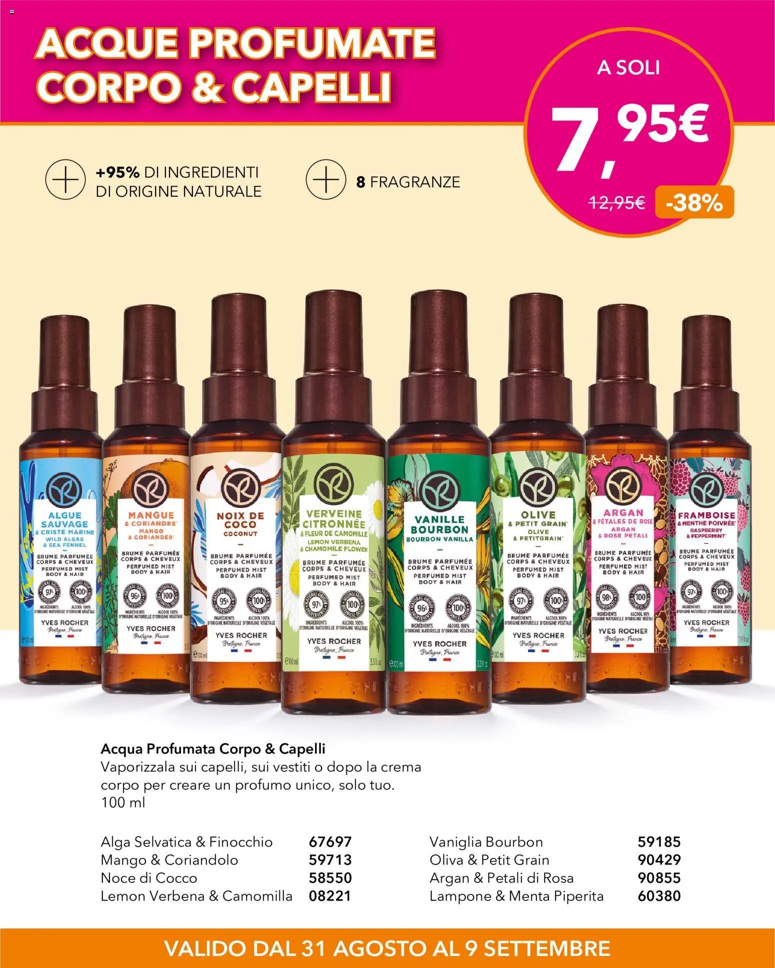 Yves Rocher catalogo Piccoli Prezzi
