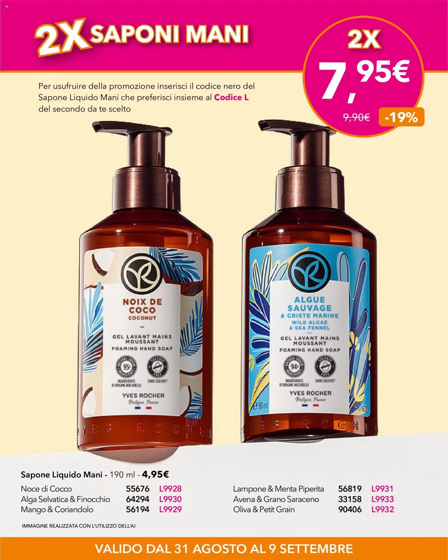 Yves Rocher catalogo Piccoli Prezzi