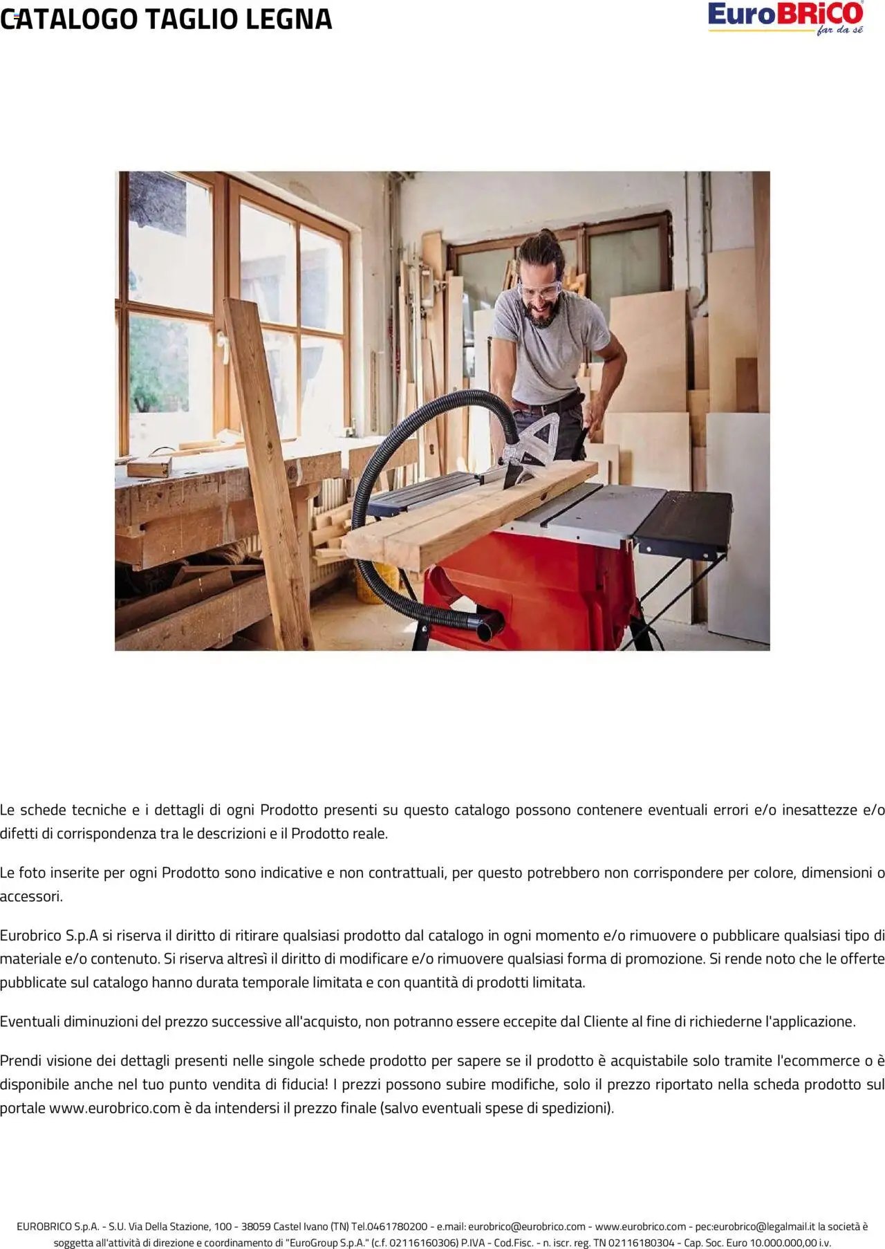 Eurobrico Taglio Legna catalogo