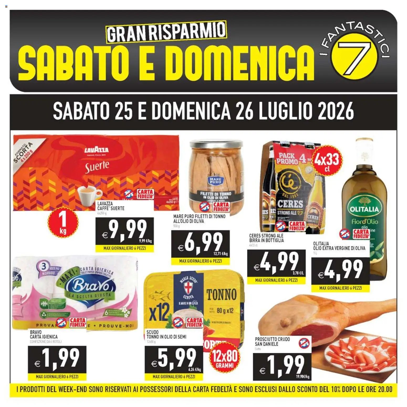 PIM Supermercati volantino Weekend