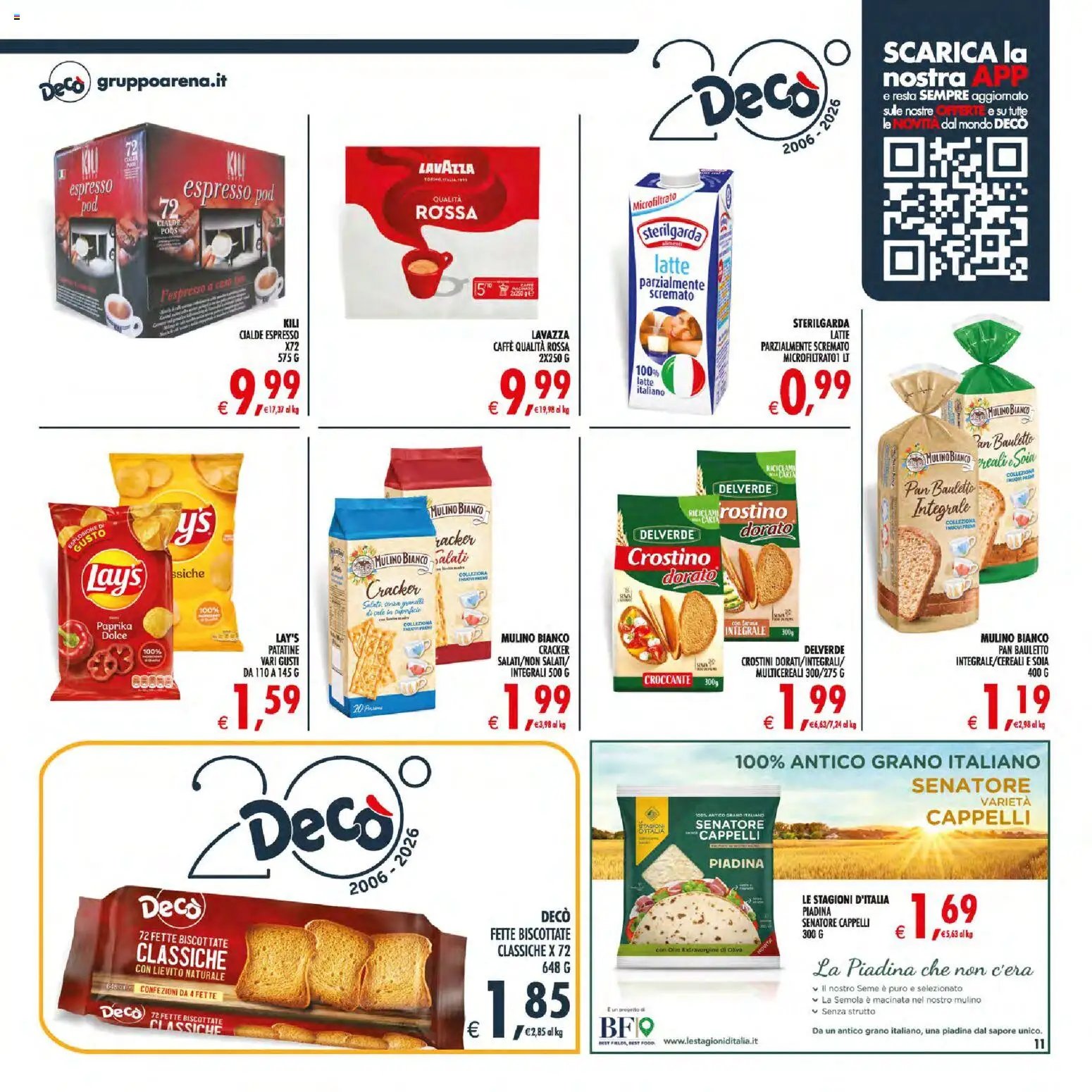 Decò volantino Maxistore, Supermercati Lipari