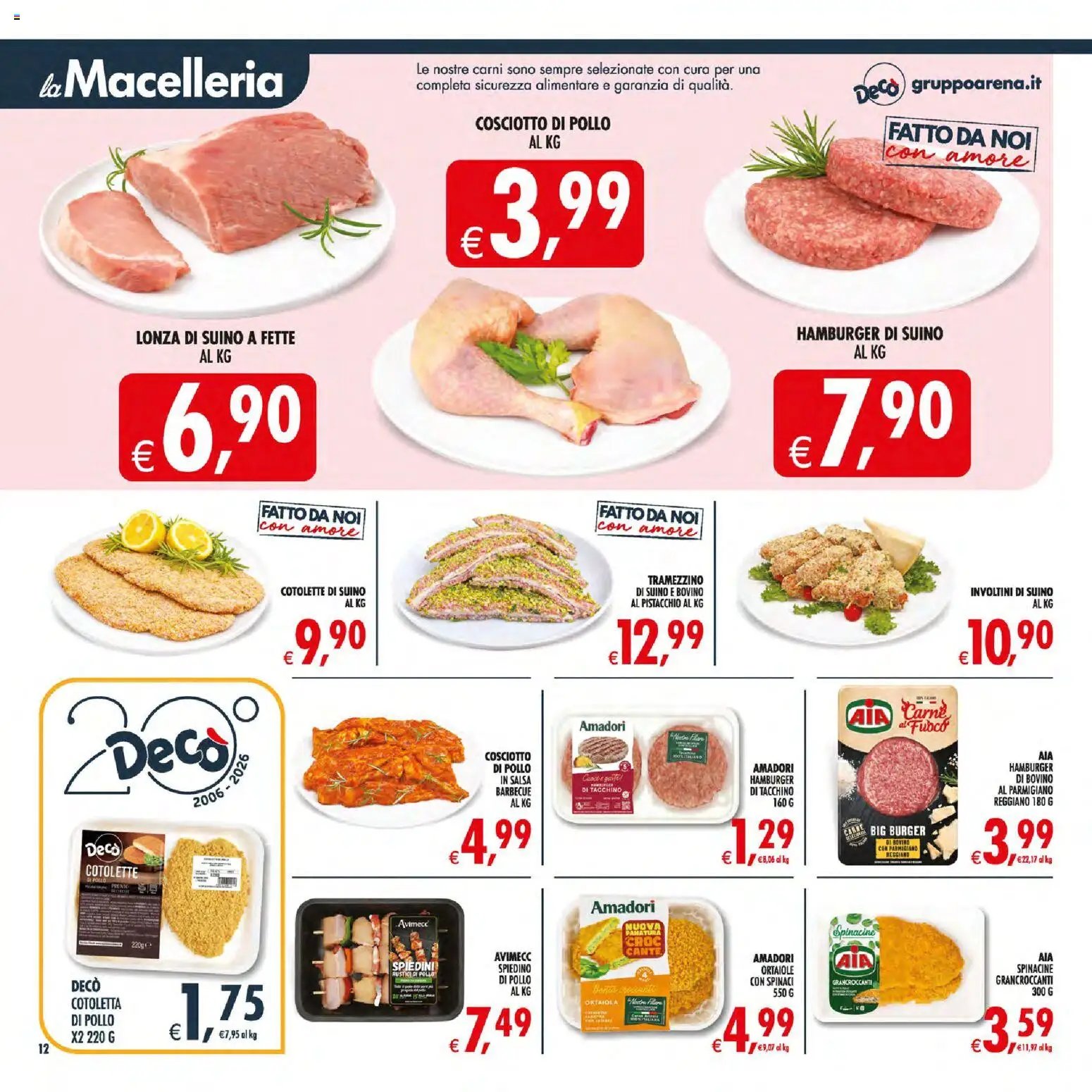 Decò volantino Maxistore, Supermercati Lipari