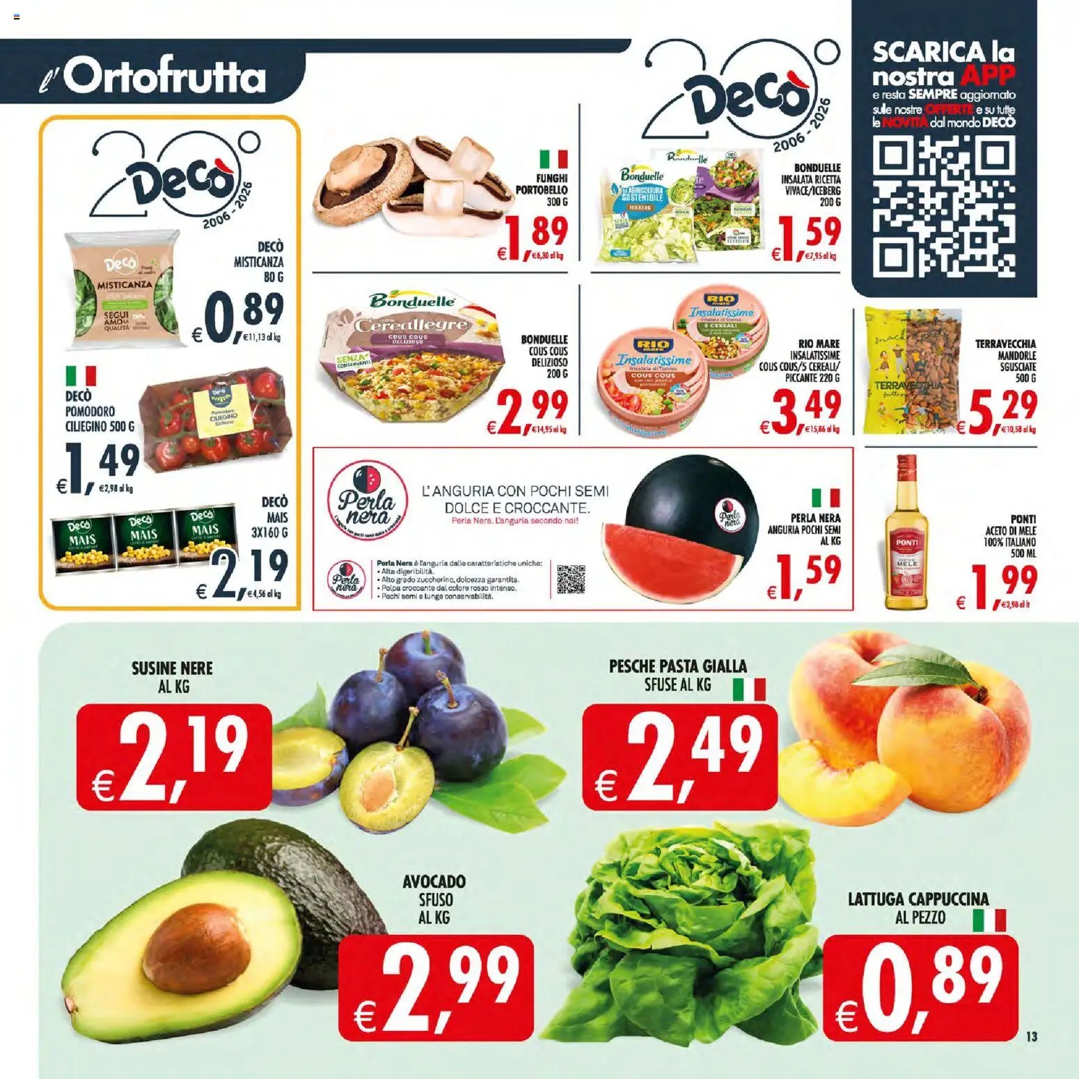 Decò volantino Maxistore, Supermercati Lipari