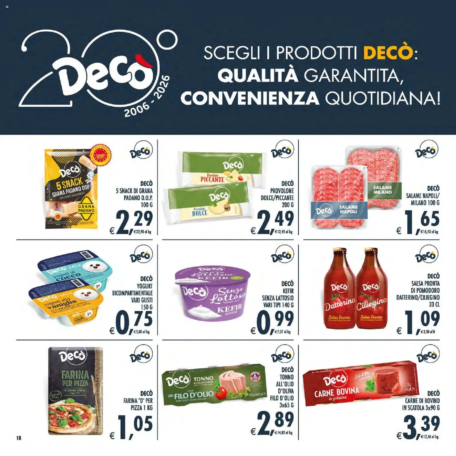 Decò volantino Maxistore, Supermercati Lipari