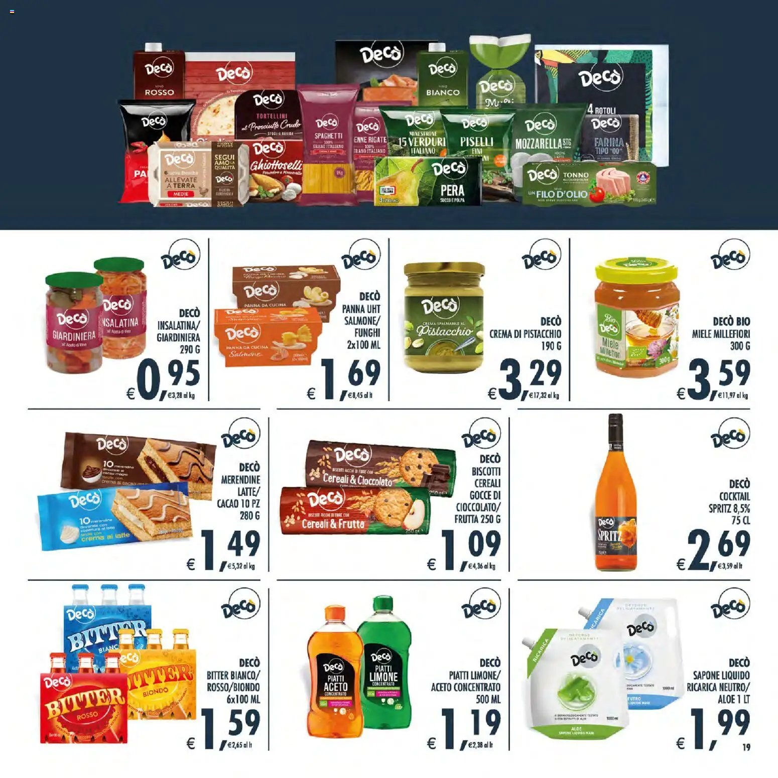 Decò volantino Maxistore, Supermercati Lipari