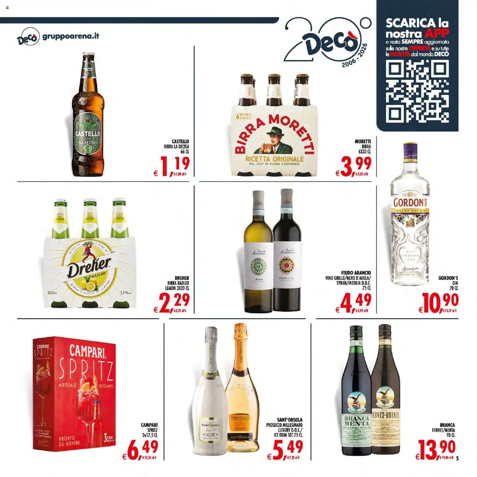Decò volantino Maxistore, Supermercati Lipari