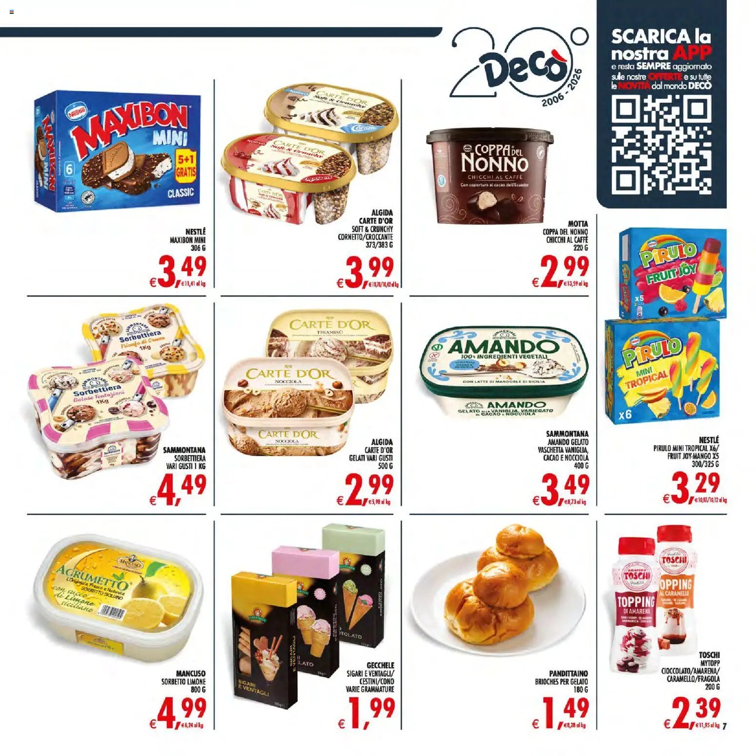 Decò volantino Maxistore, Supermercati Lipari