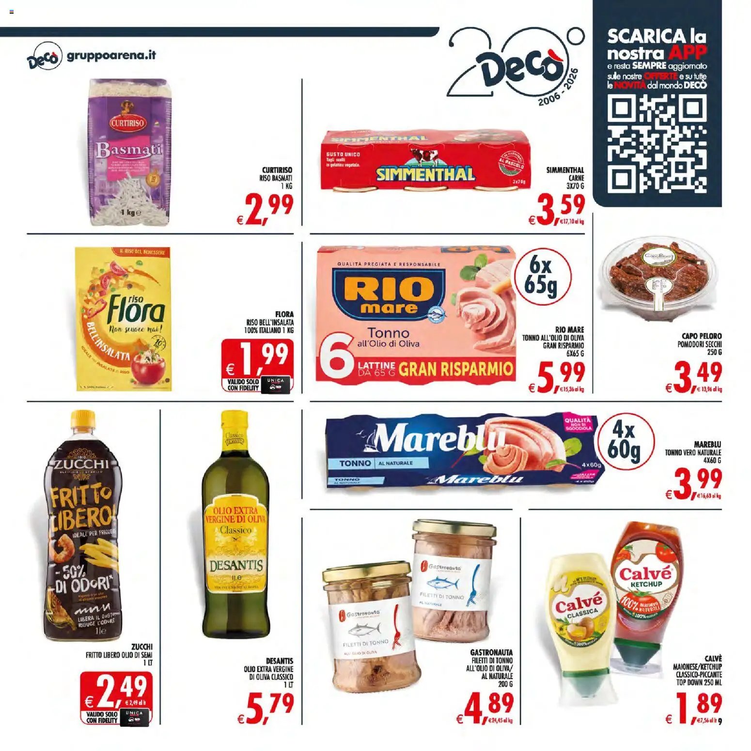 Decò volantino Maxistore, Supermercati Lipari