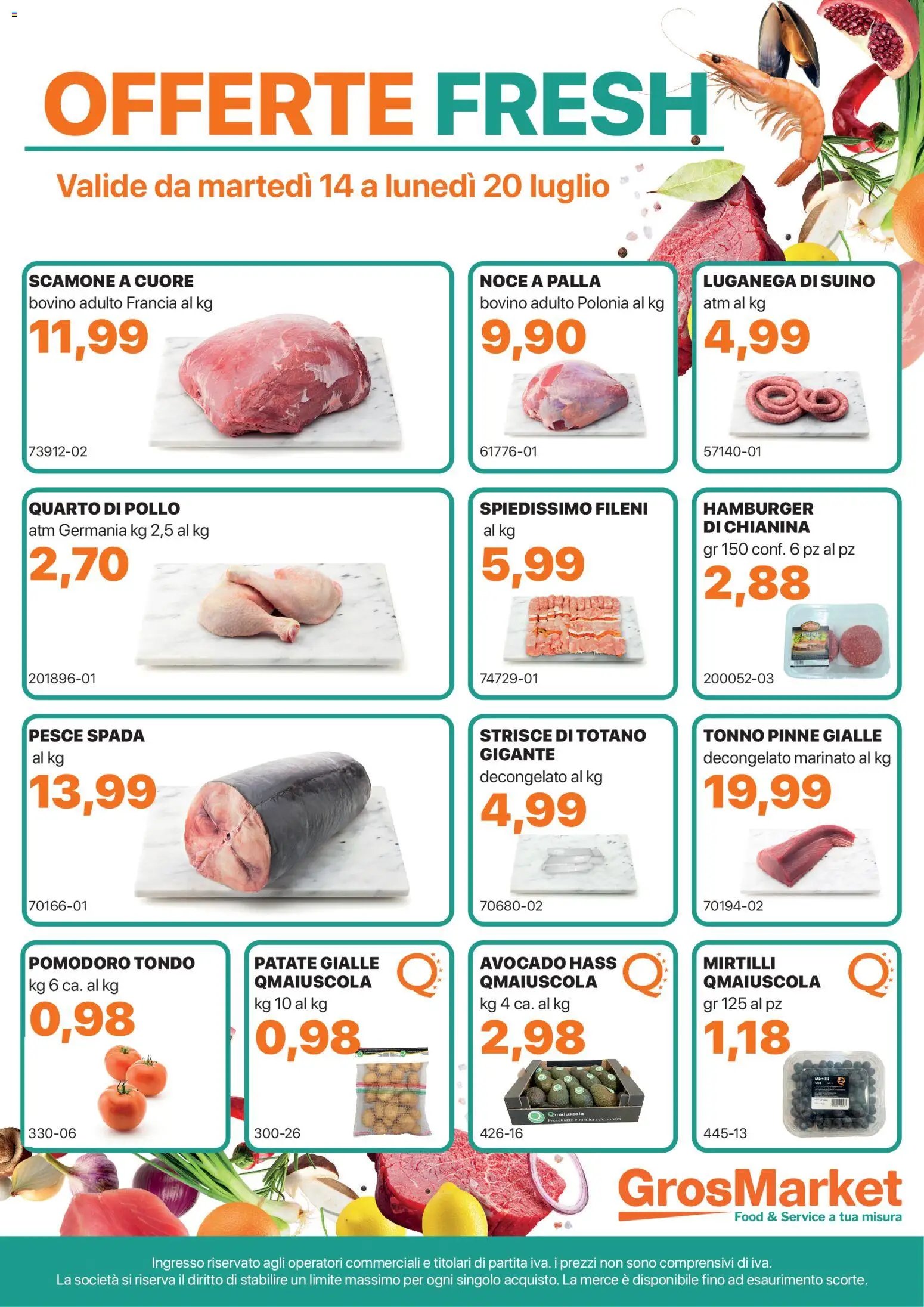 Sogegross volantino Offerte Fresh