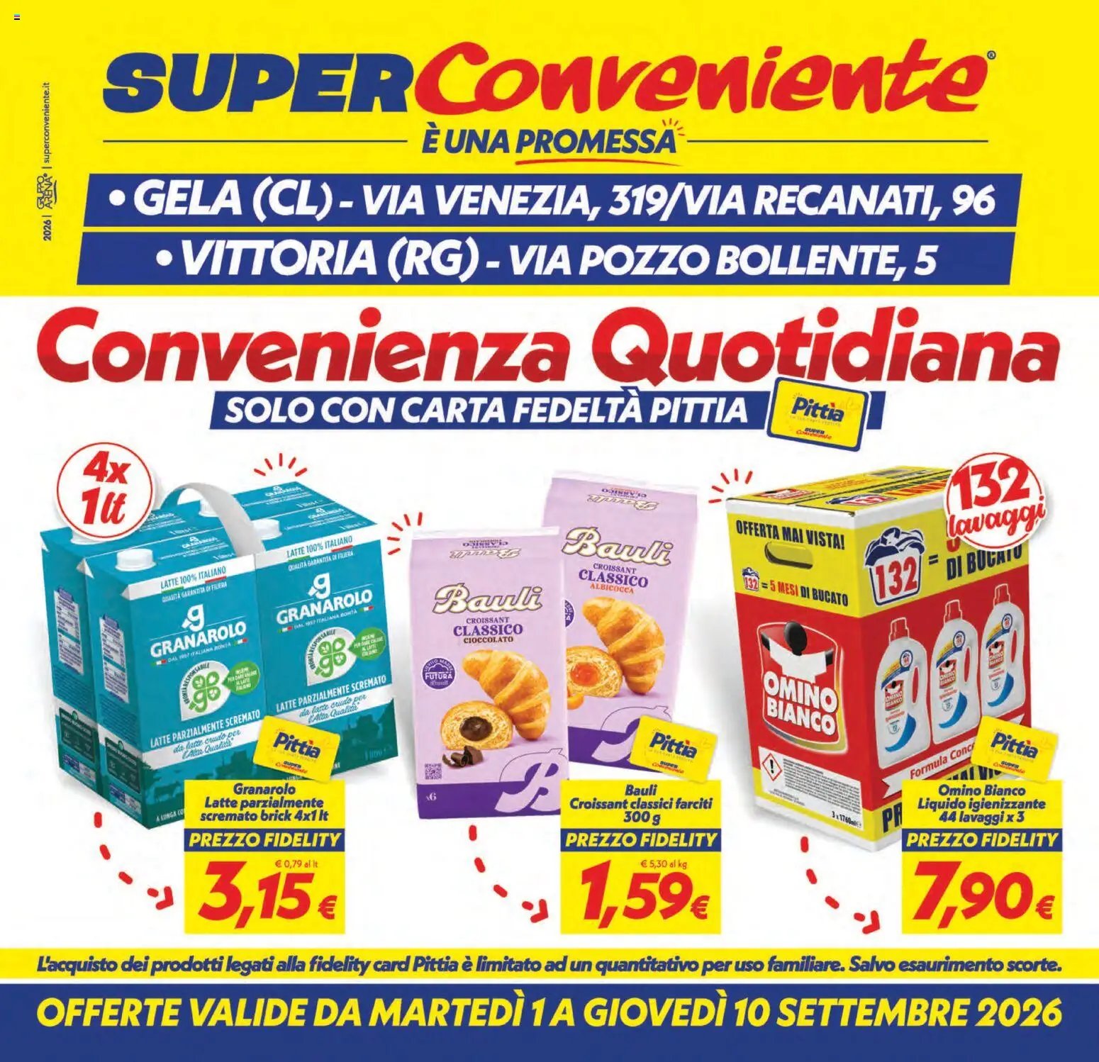 SuperConveniente volantino Gela, Vittoria