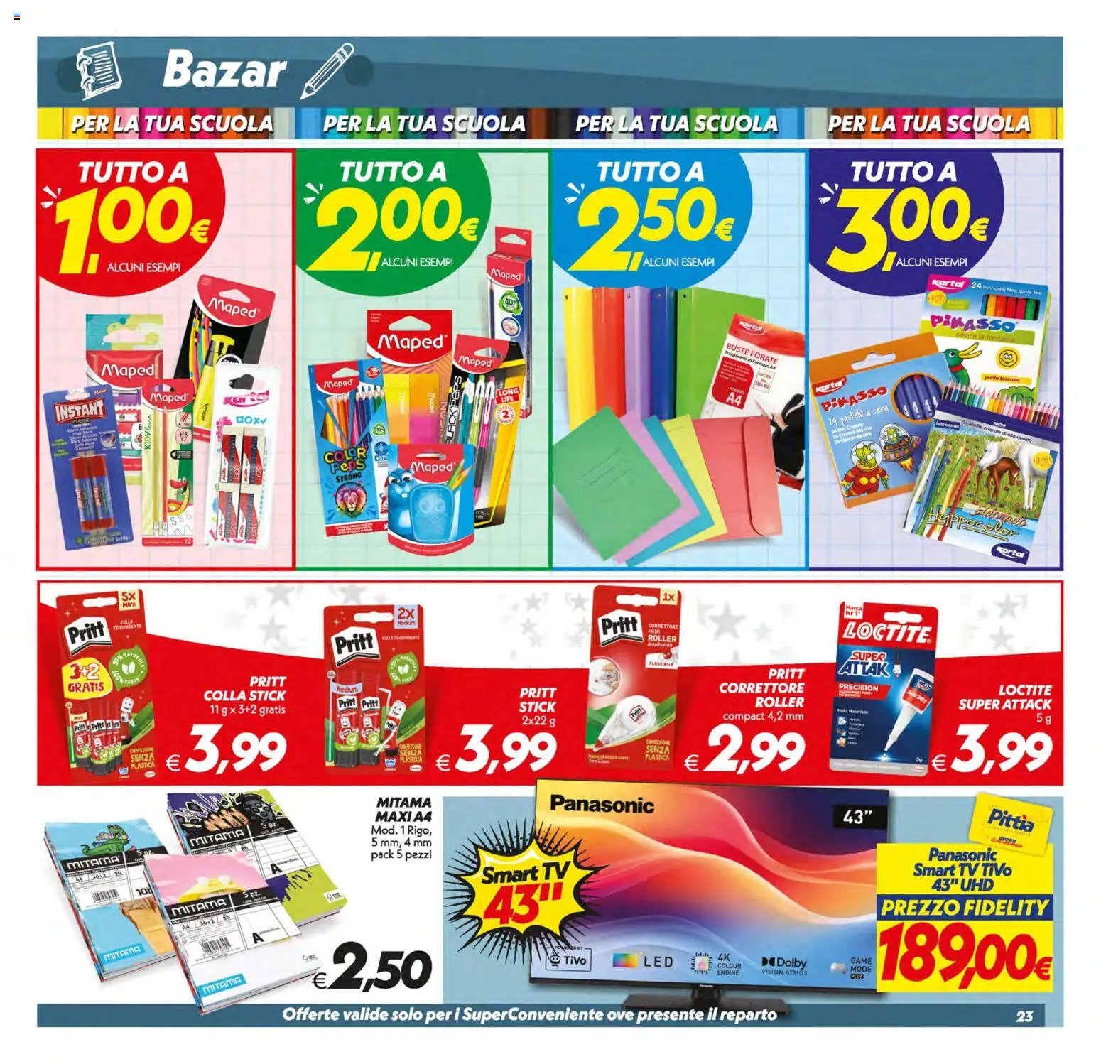 SuperConveniente volantino Gela, Vittoria