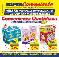 SuperConveniente volantino Gela, Vittoria