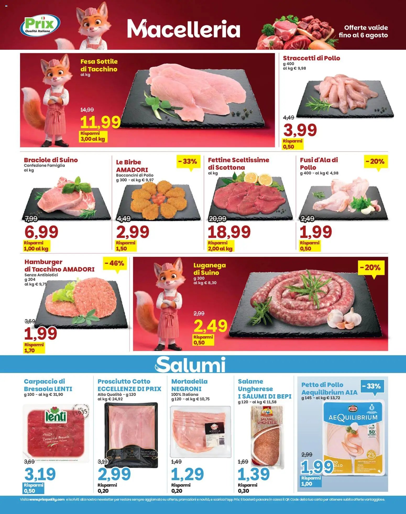Prix volantino Vo'