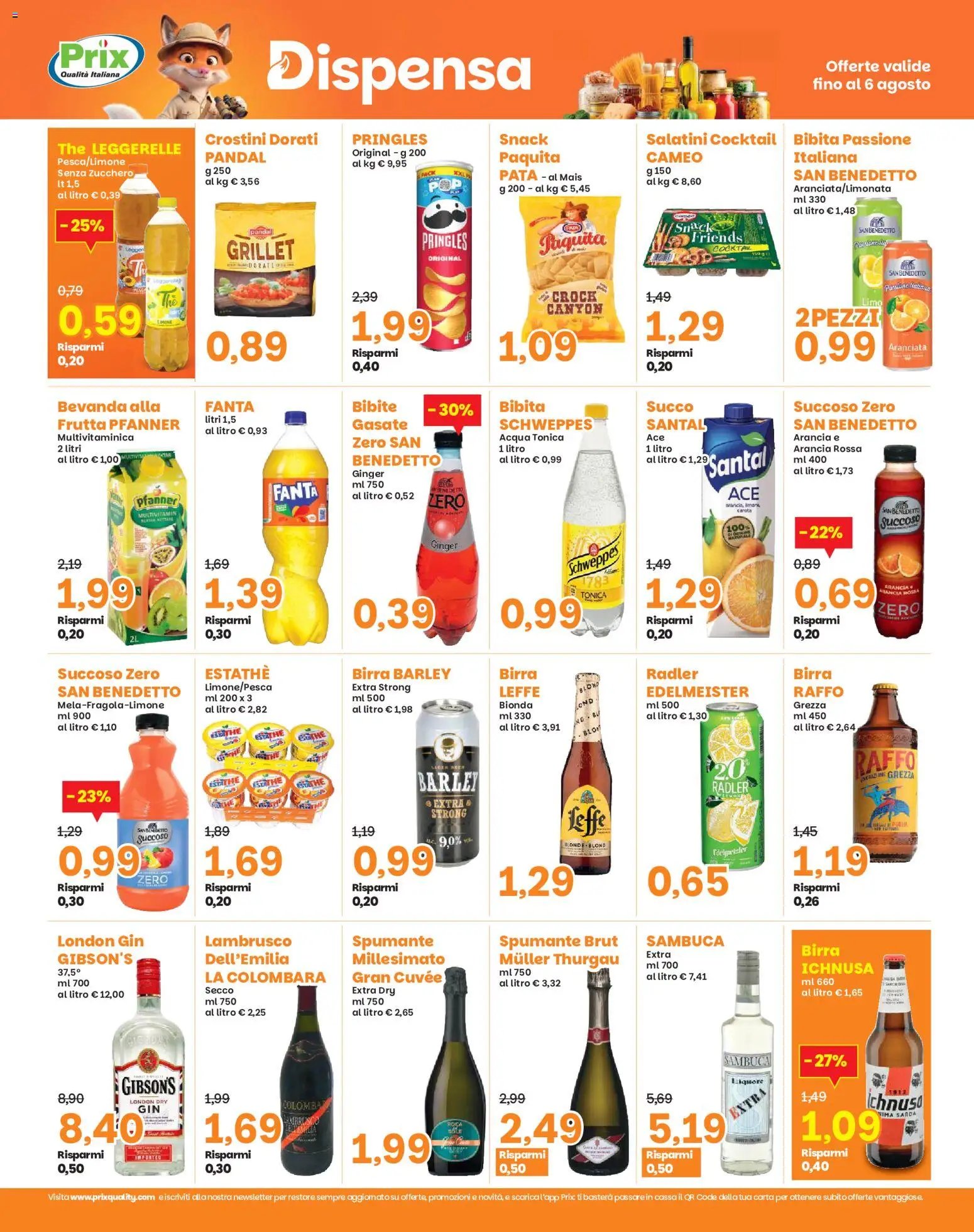 Prix volantino Vo'