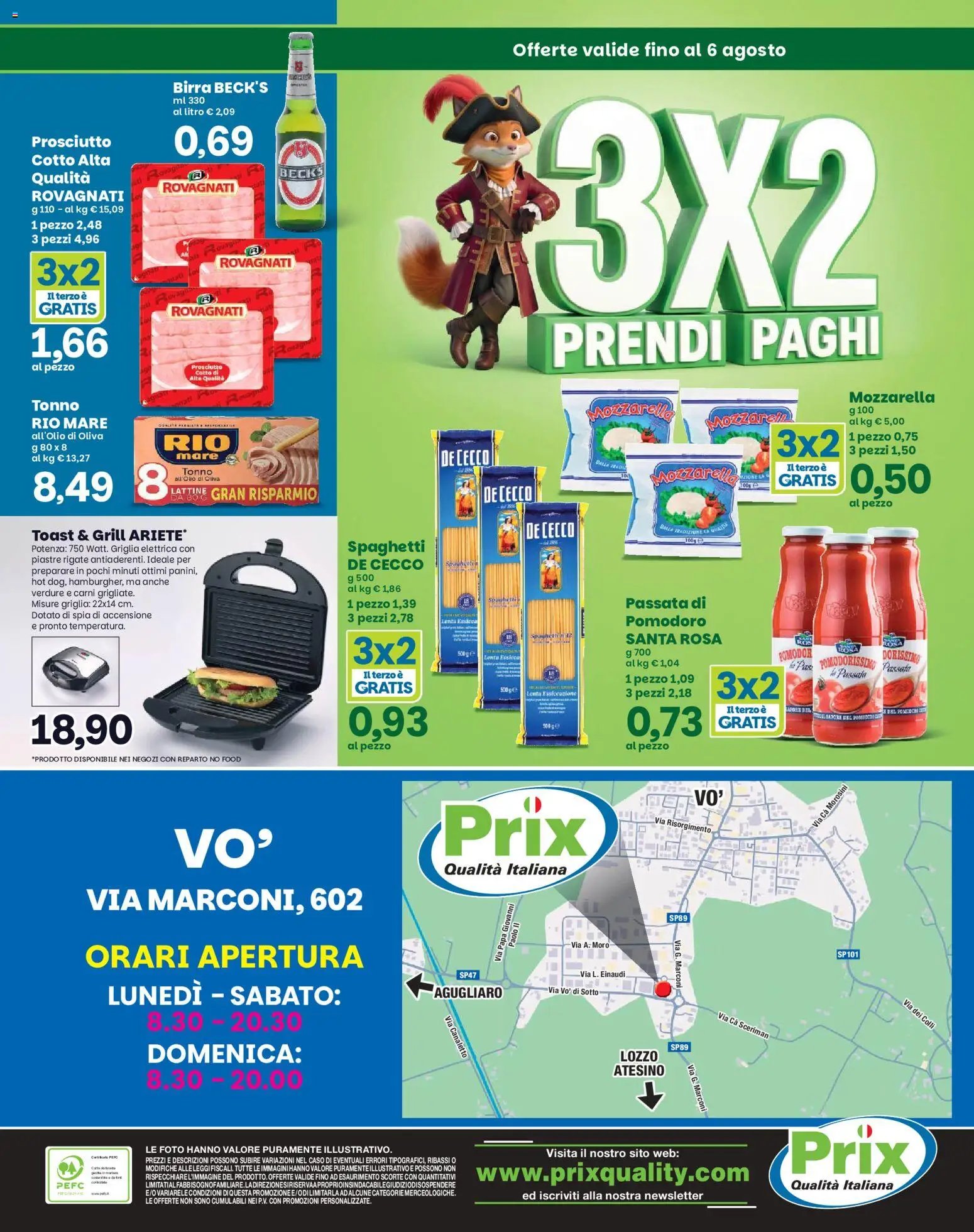 Prix volantino Vo'