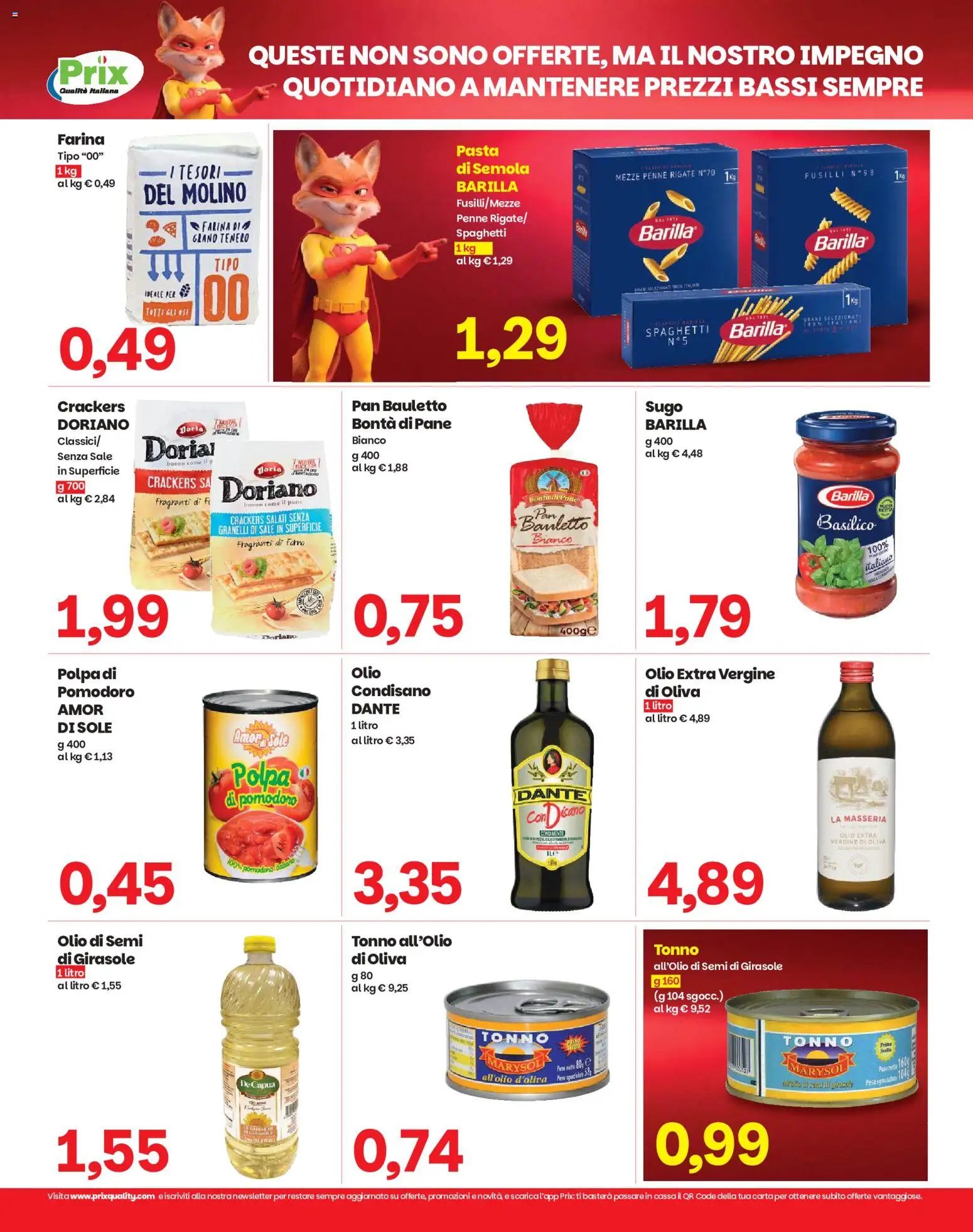 Prix volantino Vo'