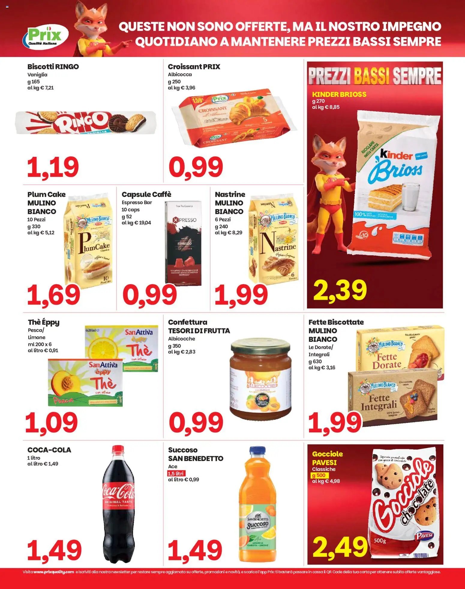 Prix volantino Vo'