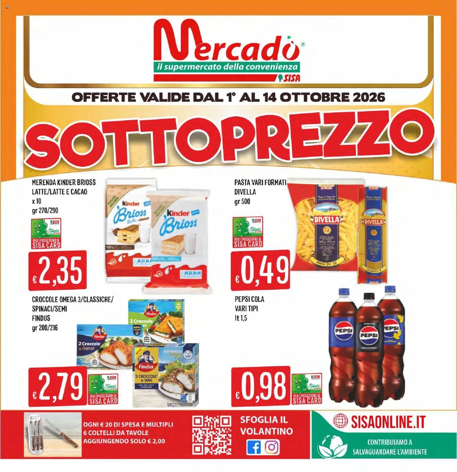 SISA volantino Mercadò City