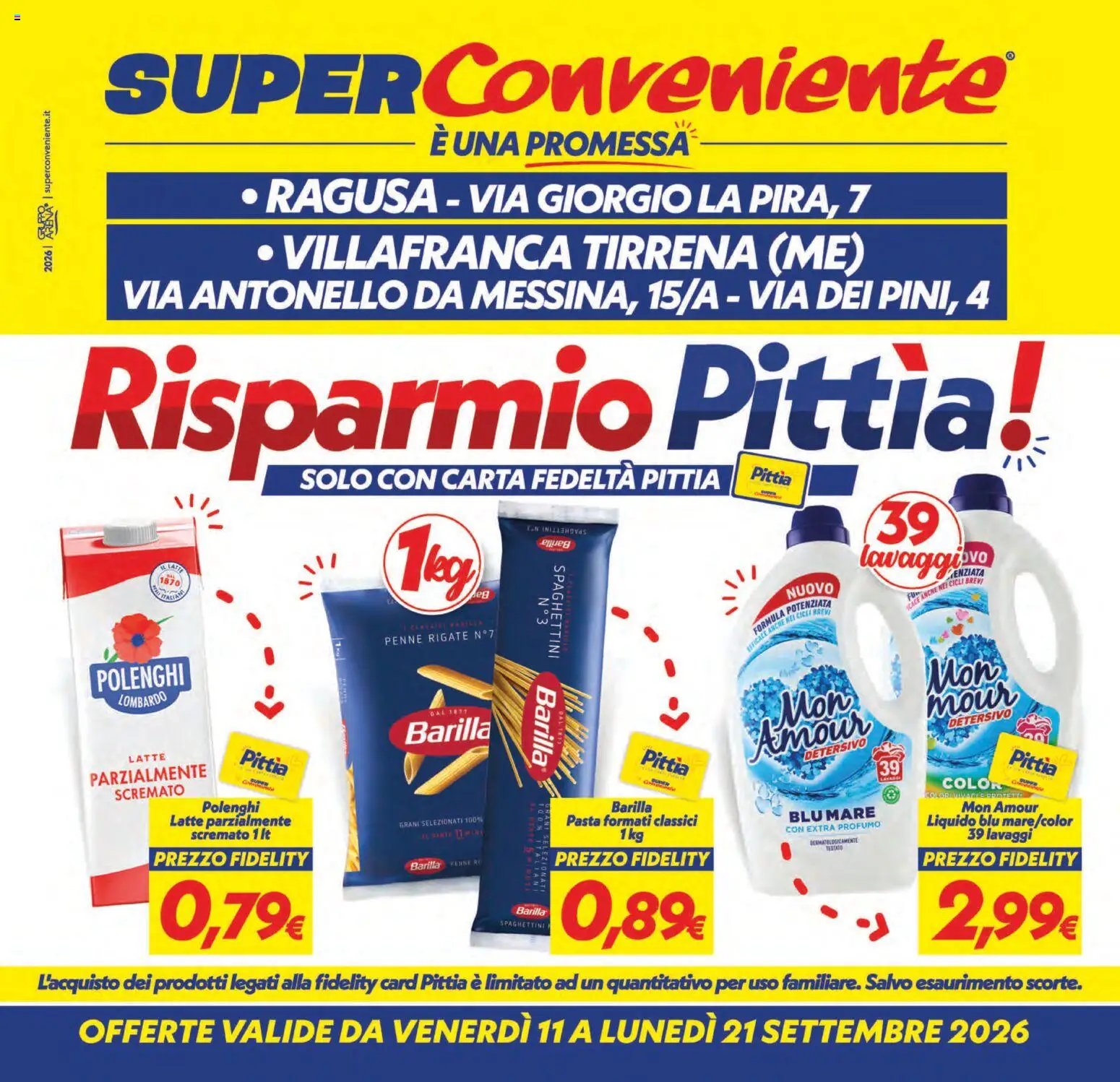 SuperConveniente volantino Ragusa, Villafranca