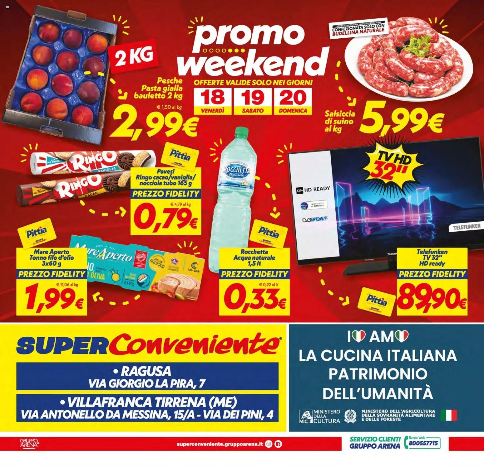 SuperConveniente volantino Ragusa, Villafranca