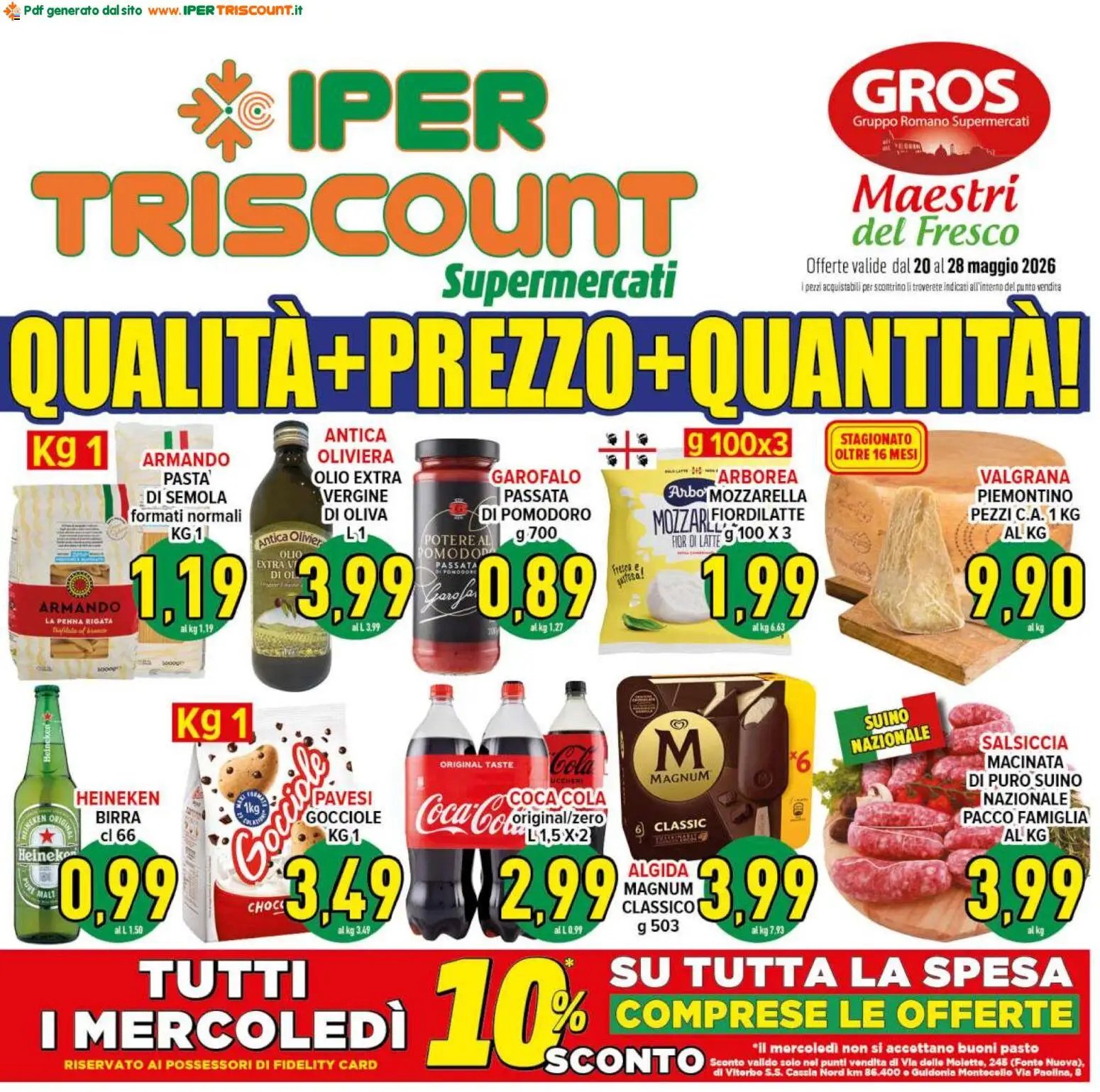 Ipertriscount volantino Viterbo