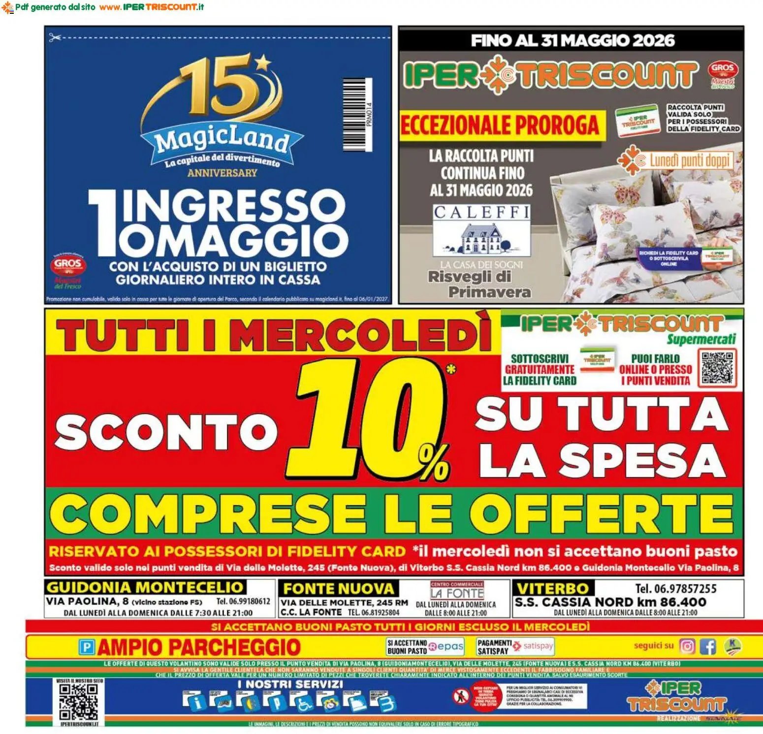 Ipertriscount volantino Viterbo