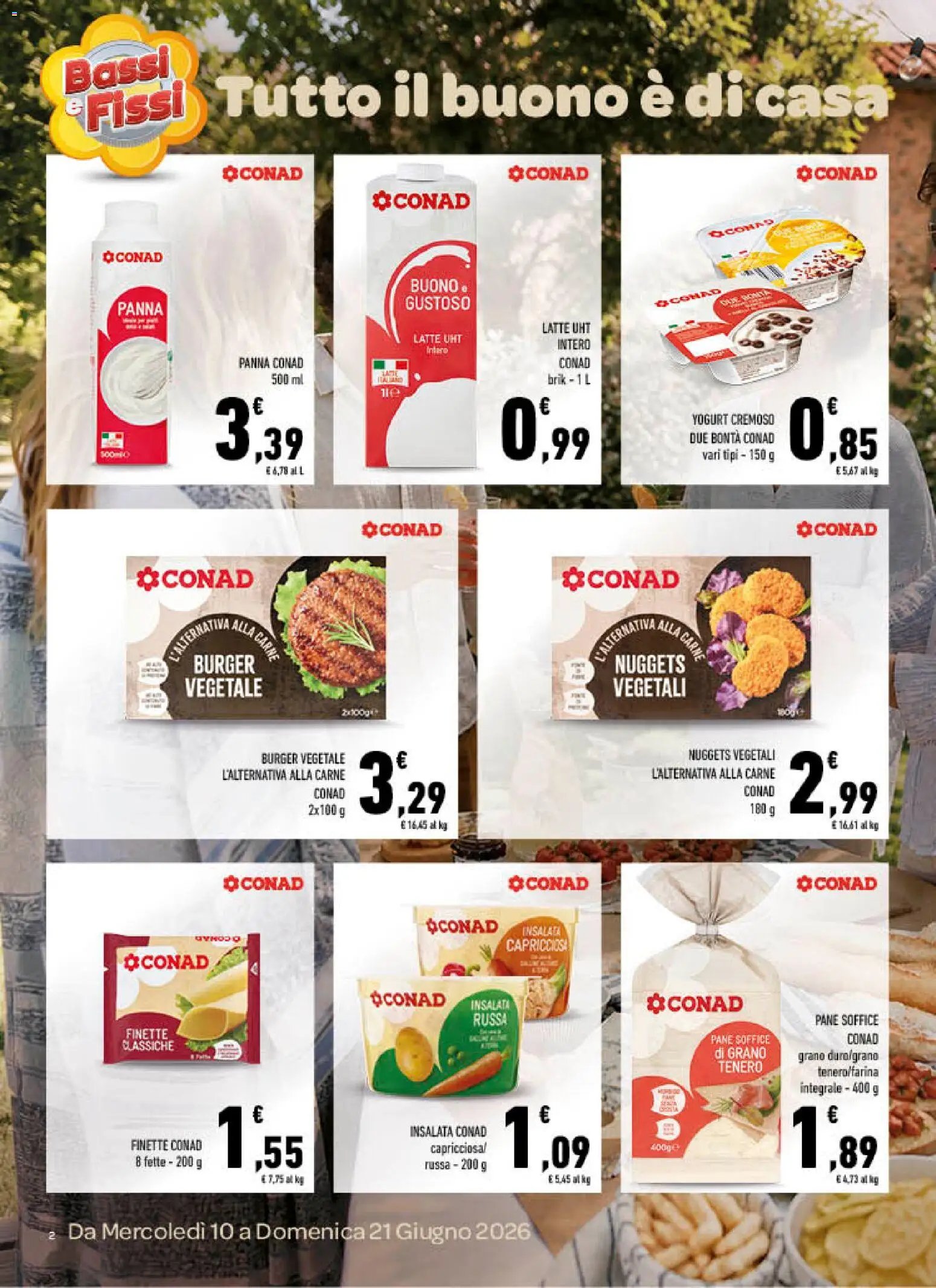 Spazio Conad volantino Tutto il buono è di casa