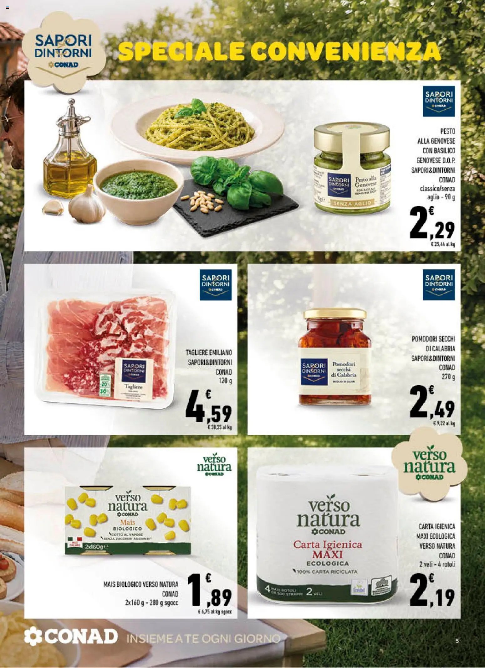 Spazio Conad volantino Tutto il buono è di casa