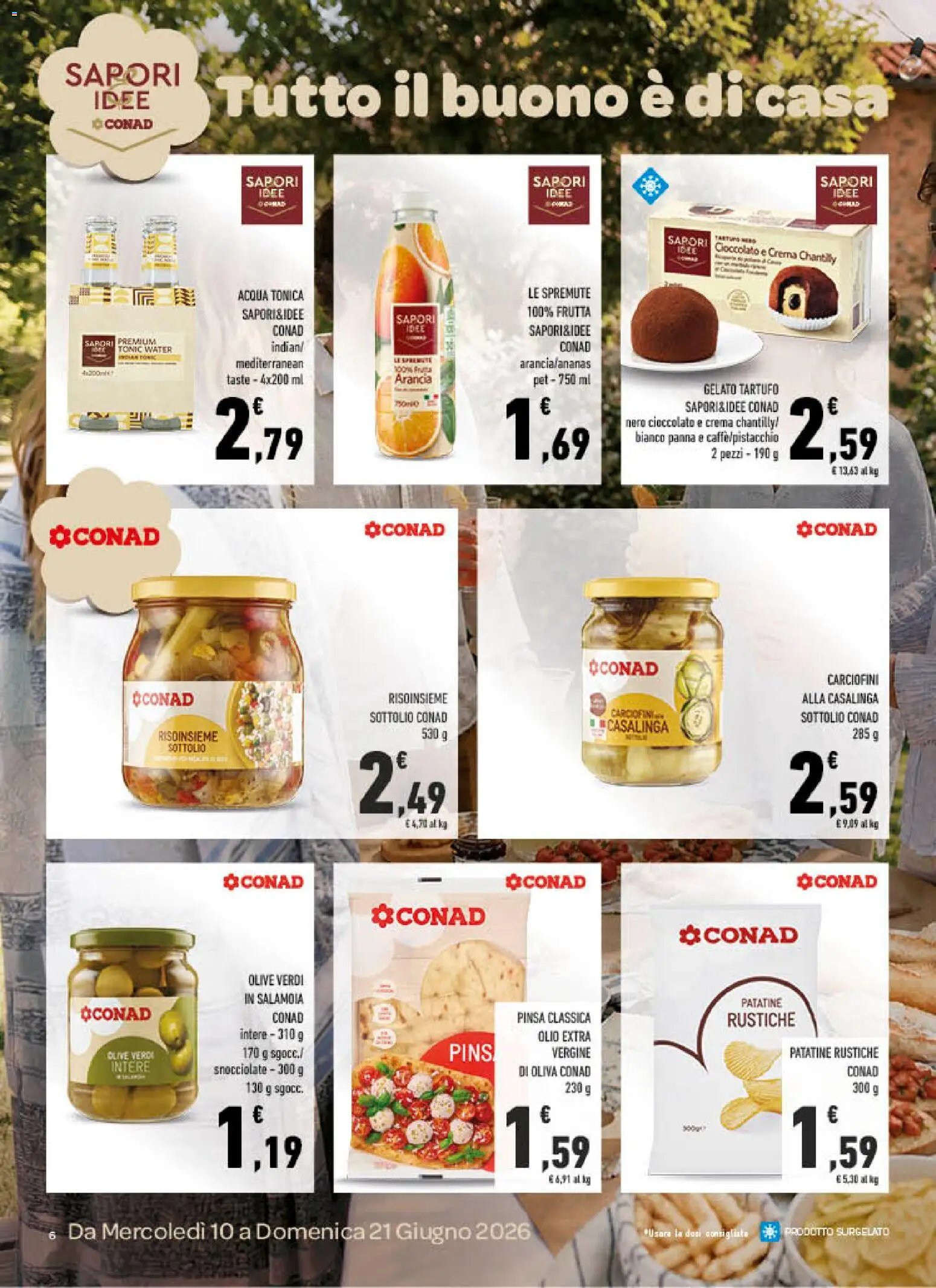 Spazio Conad volantino Tutto il buono è di casa
