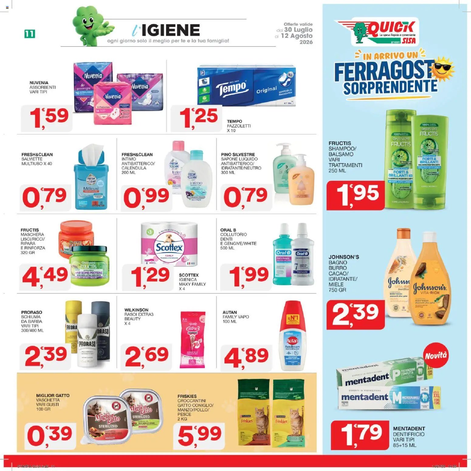 SISA volantino Quick