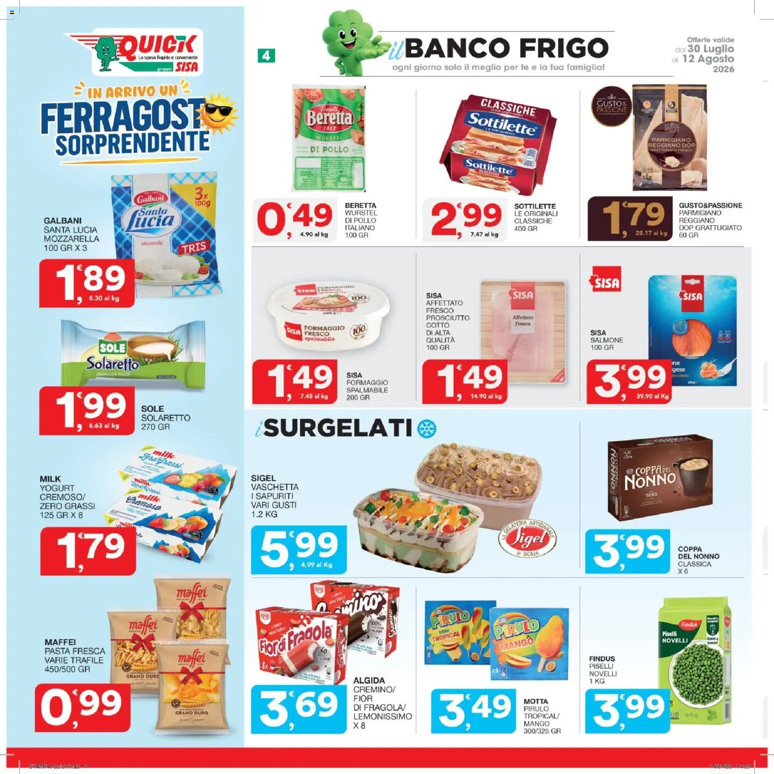 SISA volantino Quick