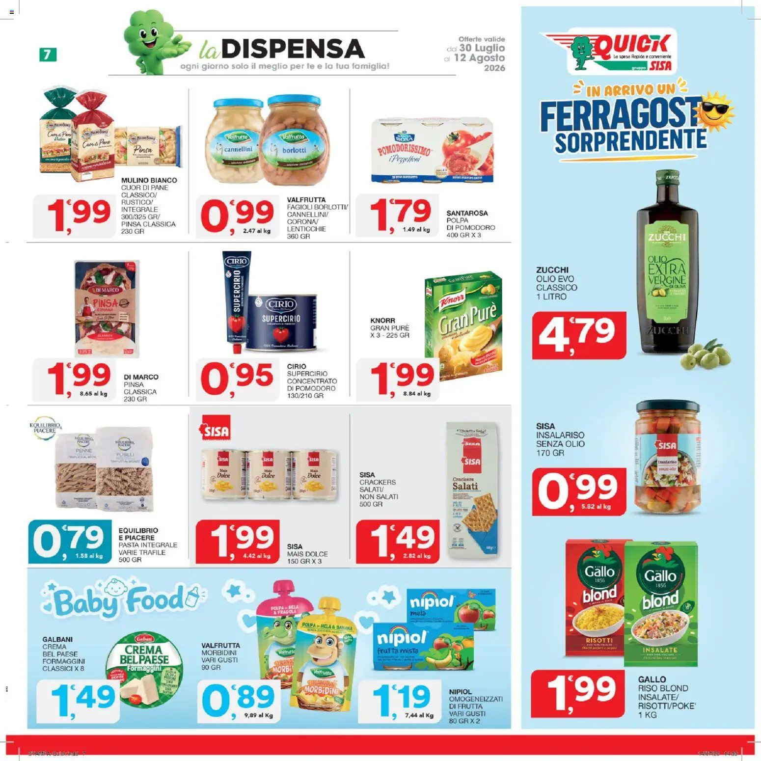SISA volantino Quick